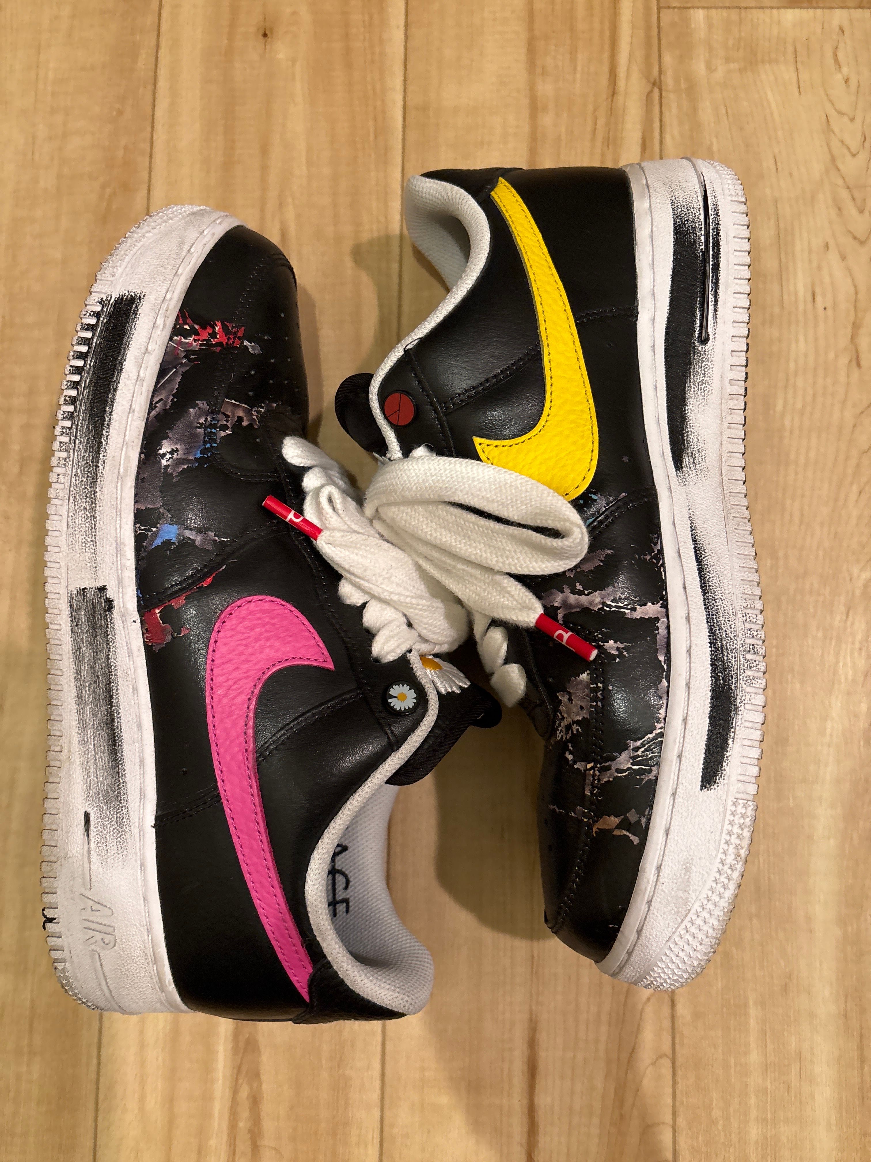 PEACEMINUSONE × Nike Air Force 1 Low '07 Para-Noise 3.0 "Black and Multi-Color" / G-DRAGON