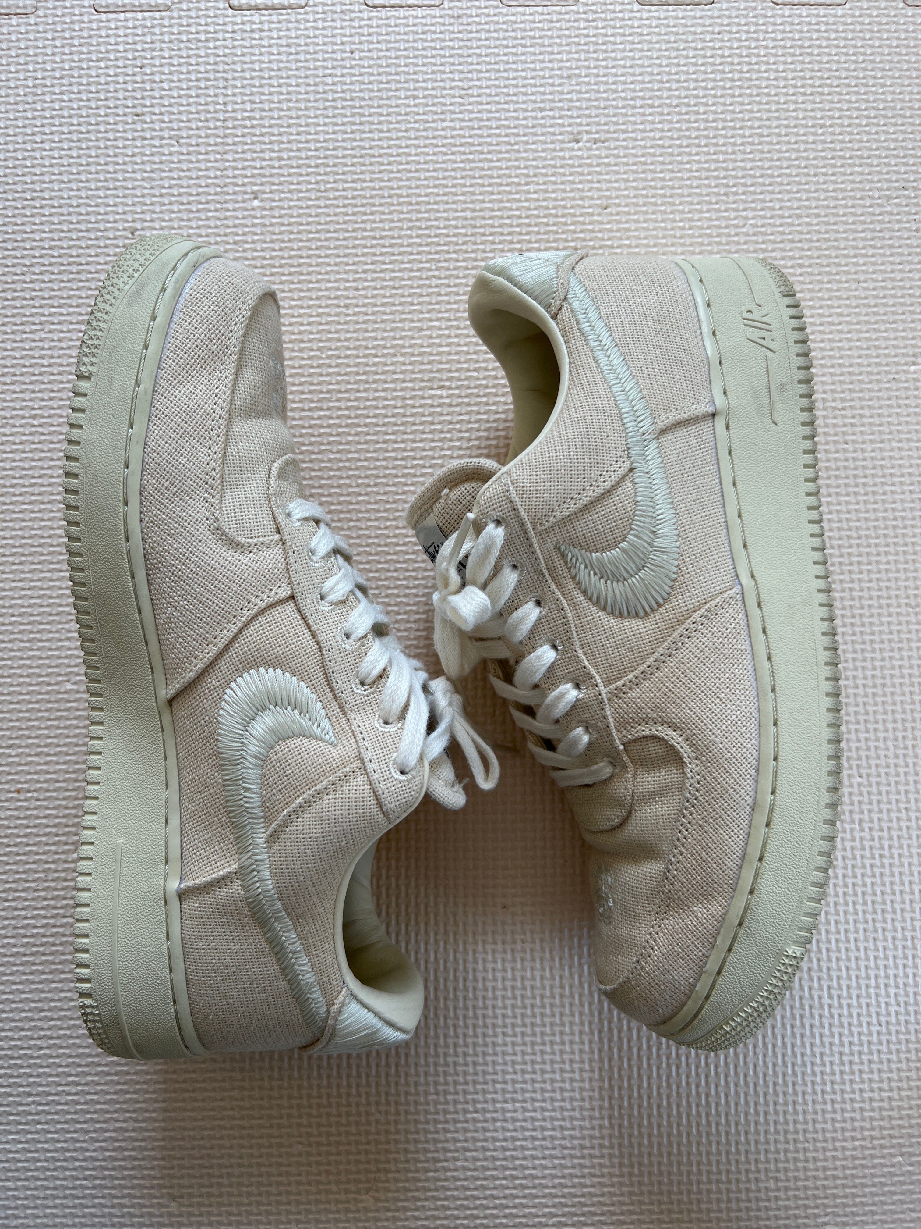 Stussy × Nike Air Force 1 Low "Fossil Stone"