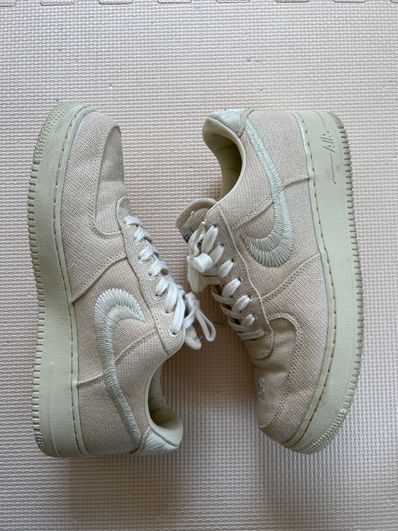 Stussy × Nike Air Force 1 Low "Fossil Stone"