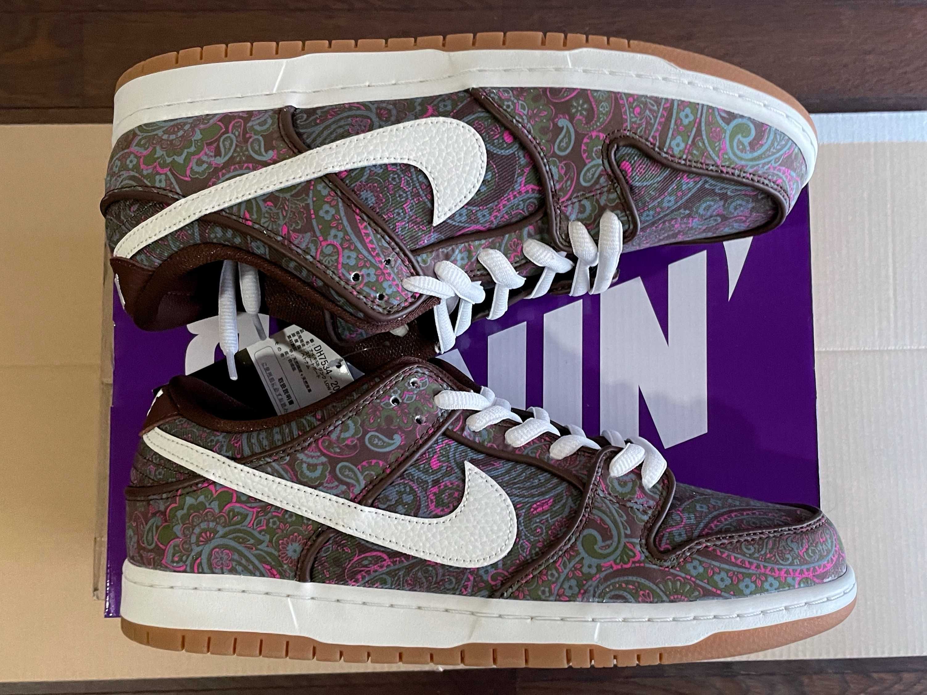 Nike SB Dunk Low PRM "Brown Paisley"
