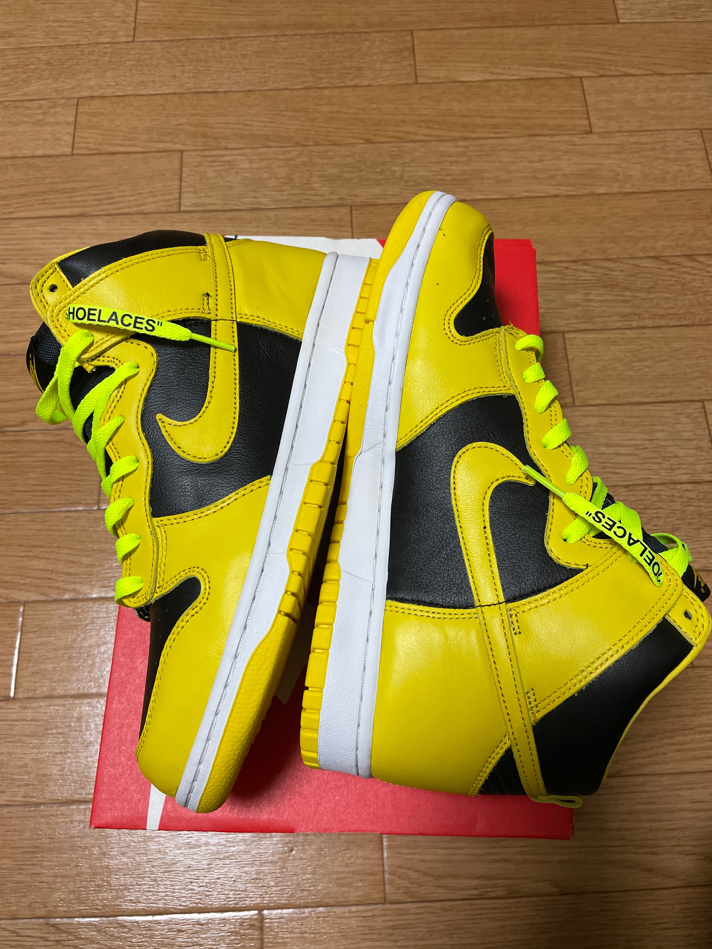 Nike Dunk High "Black/Varsity Maize"