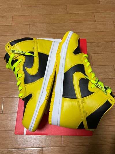 Nike Dunk High "Black/Varsity Maize"