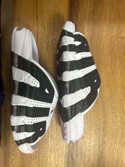 Nike Air More Uptempo Slide "White and Black"