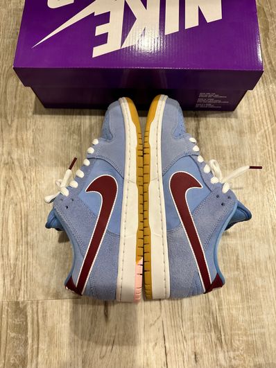 Nike SB Dunk Low Pro "Philadelphia Phillies/Valor Blue and Team Maroon"