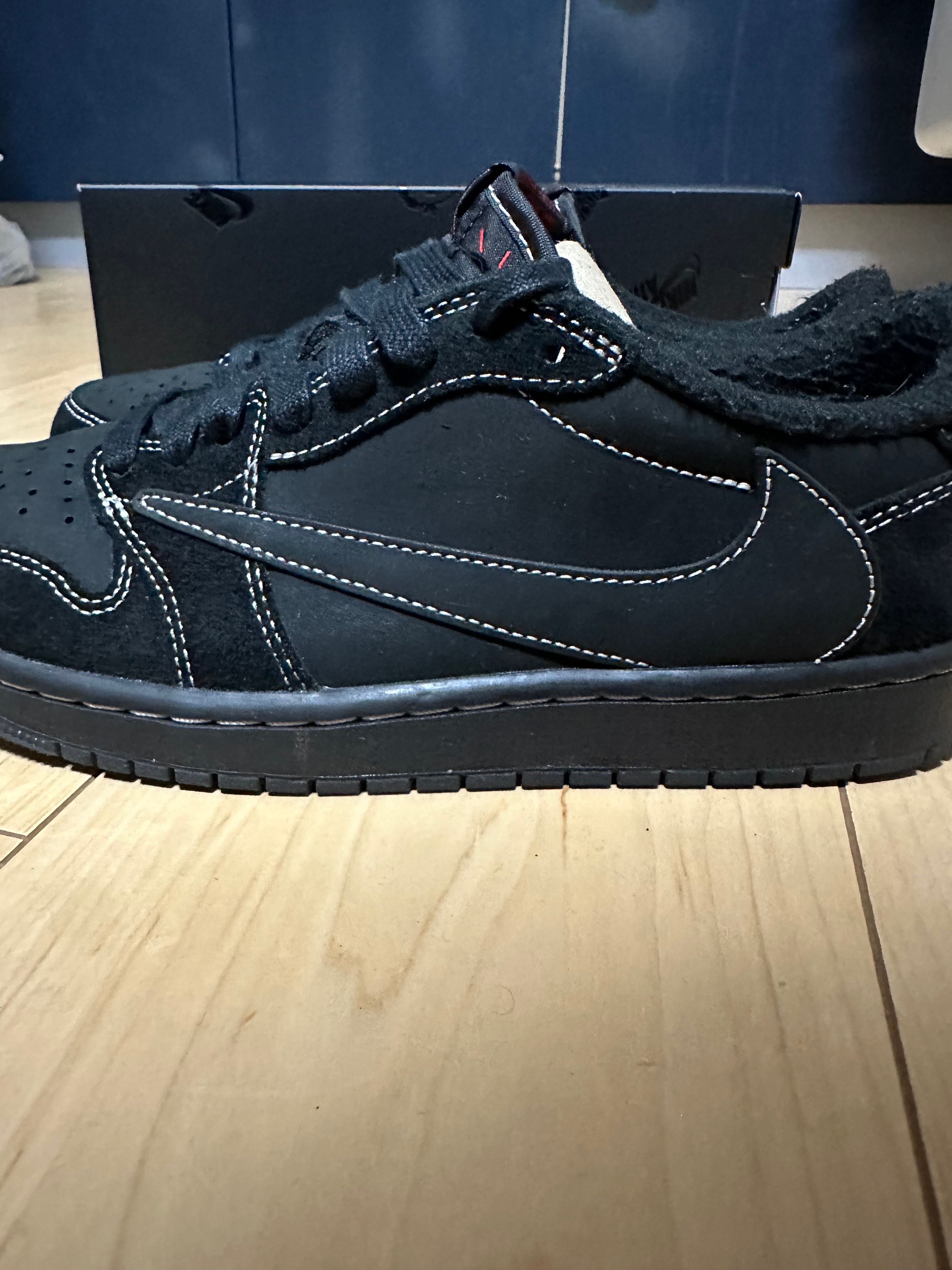 Travis Scott × Nike Air Jordan 1 Low OG SP "Black Phantom"