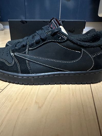 Travis Scott × Nike Air Jordan 1 Low OG SP "Black Phantom"