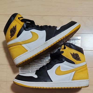 Nike Air Jordan 1 Retro High OG "Black Toe/Yellow Ochre"