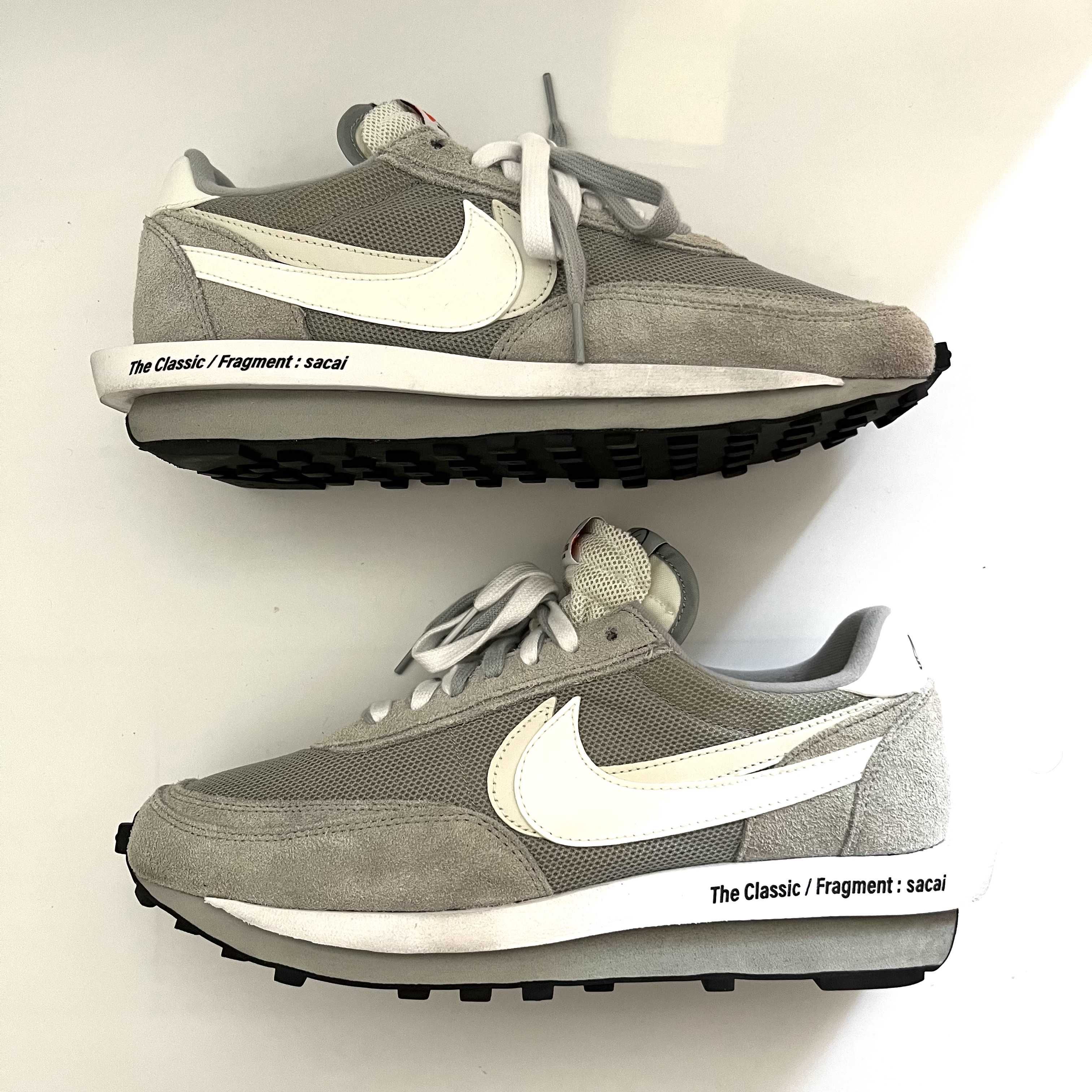 Fragment × sacai × Nike LD Waffle "Light Smoke Grey"