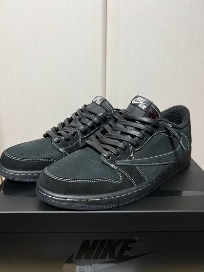 Travis Scott × Nike Air Jordan 1 Low OG SP "Black Phantom"