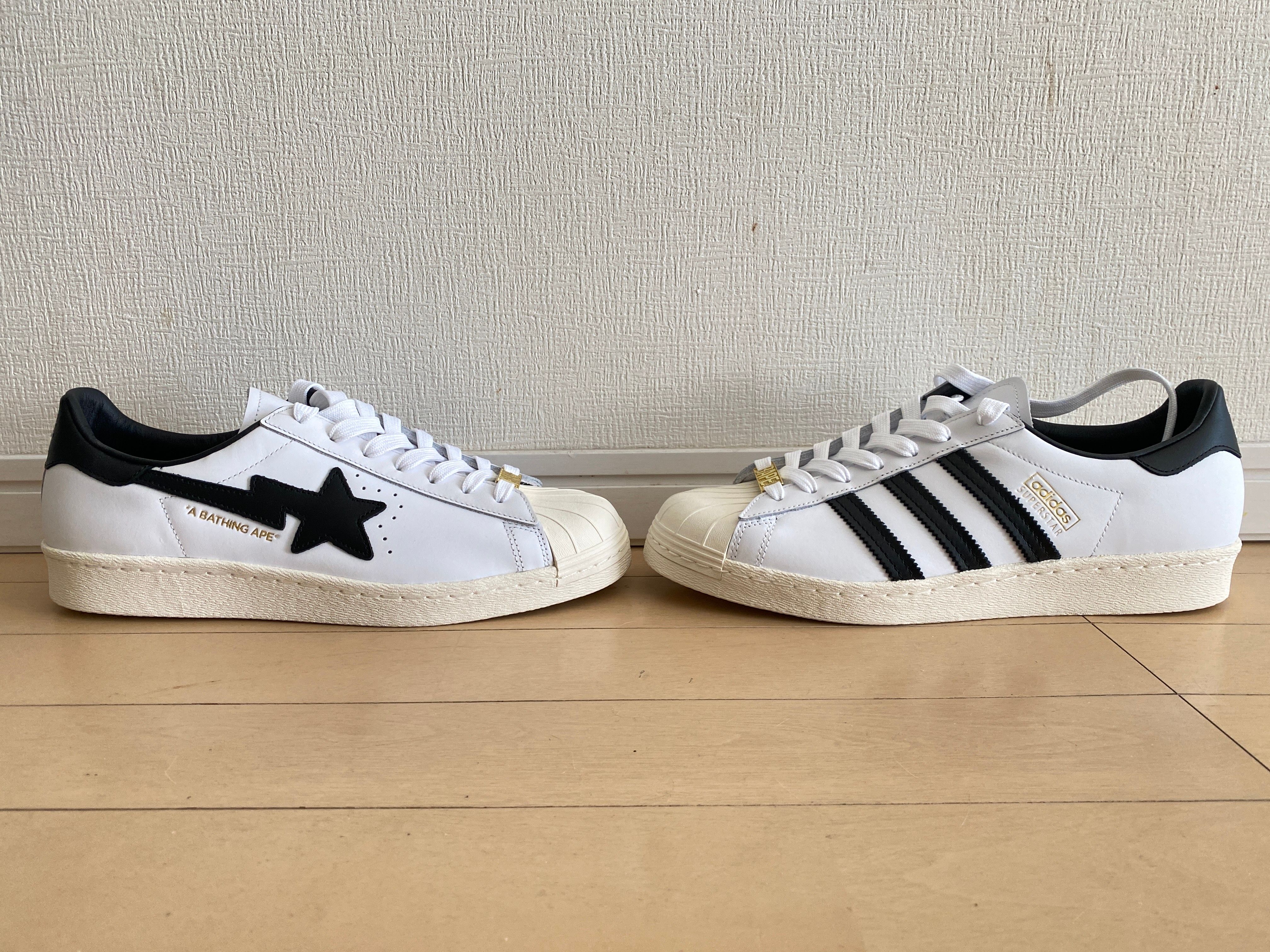 A BATHING APE × adidas Superstar 80s "White/Black"