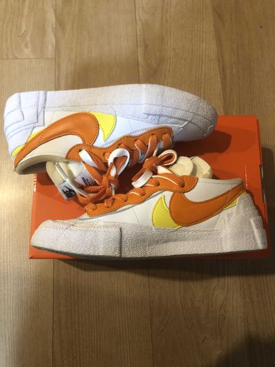 SACAI × NIKE BLAZER LOW "MAGMA ORANGE"