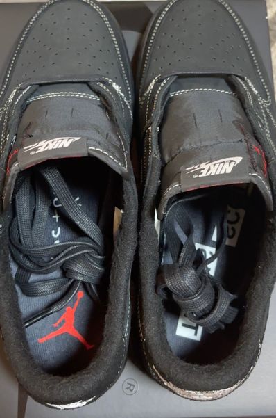 Travis Scott × Nike Air Jordan 1 Low OG SP "Black Phantom"