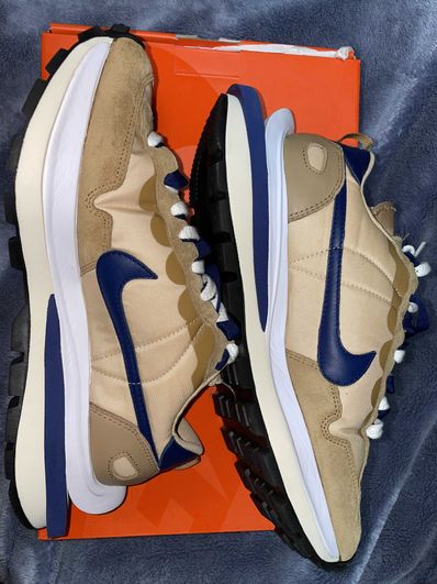 Sacai × Nike Vapor Waffle "Sesame And Blue Void"