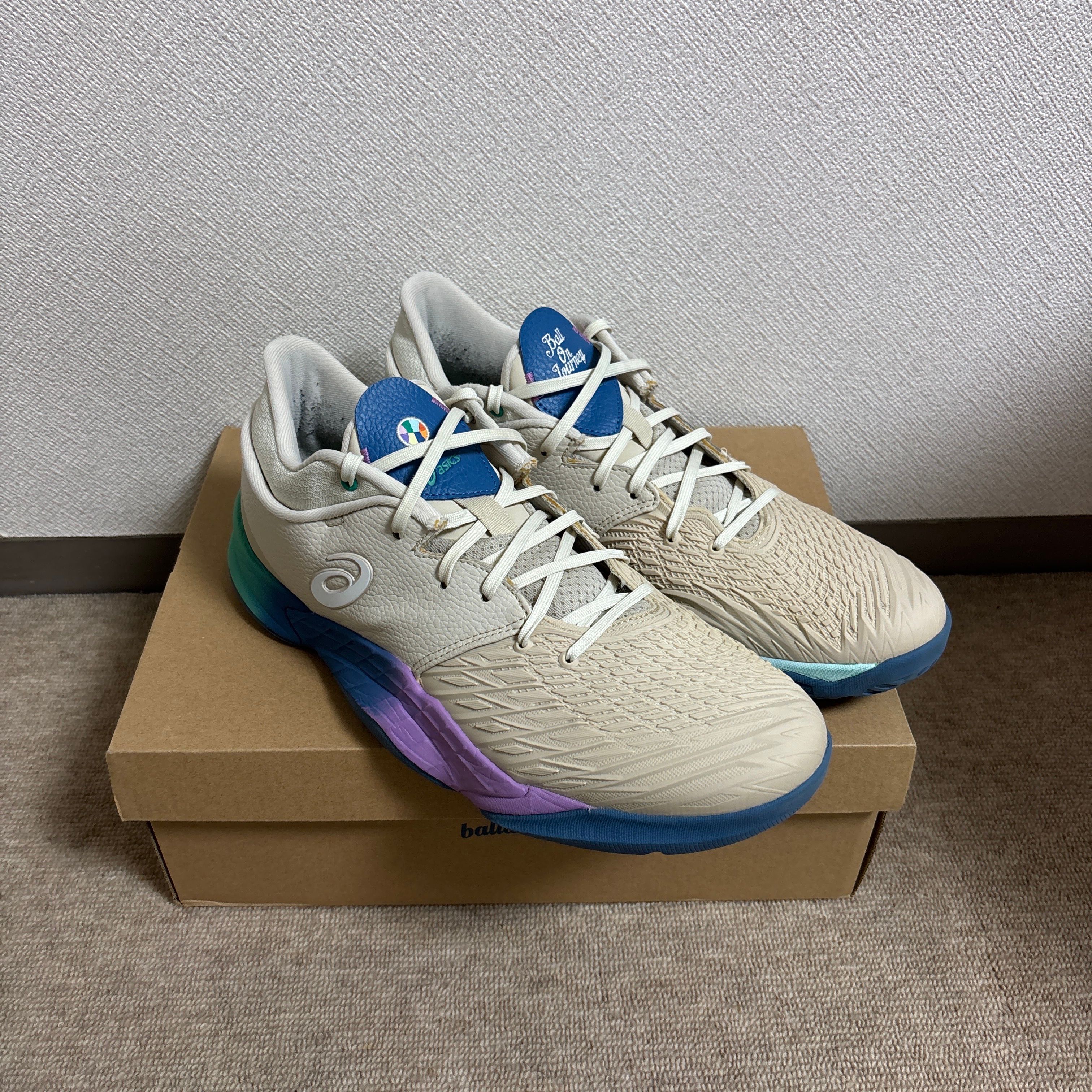 ボーラホリック × アシックス アンプレアルス ロー "スモークグレー/ホワイト"