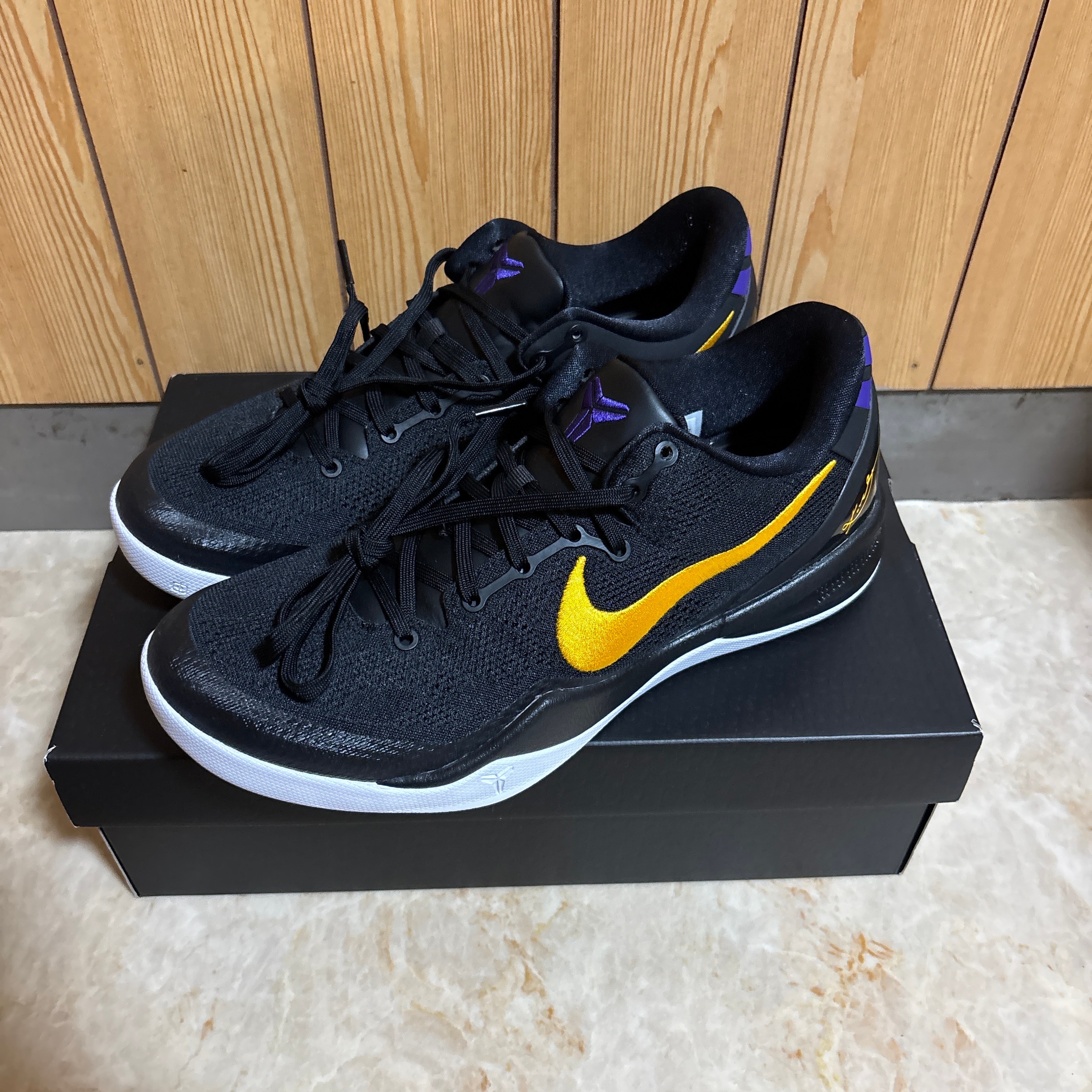 Nike Kobe 8 Protro "Black and University Gold"