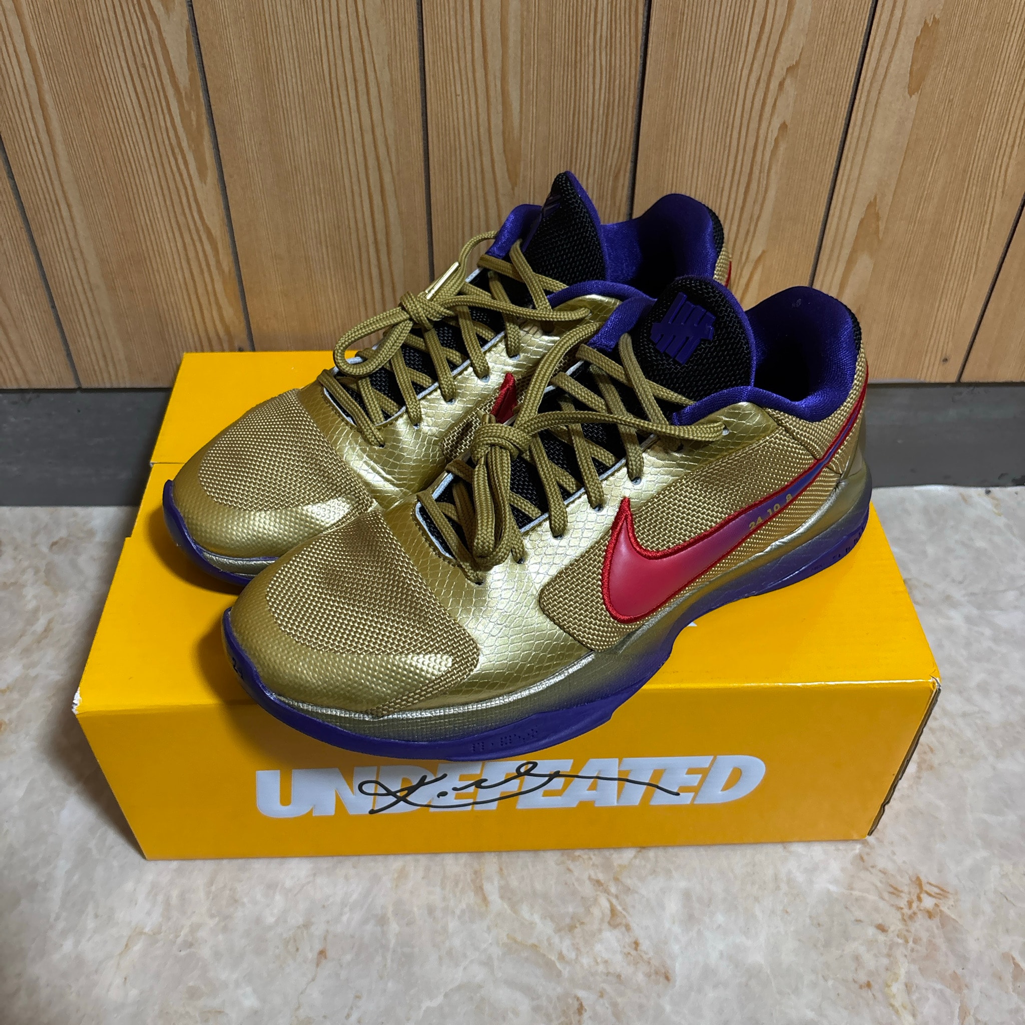 UNDEFEATED × Nike Kobe 5 Protro "Hall Of Fame"