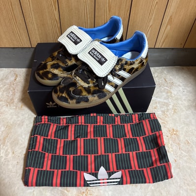 Wales Bonner × adidas Samba Pony Leo Low "Dark Brown/Cream White"