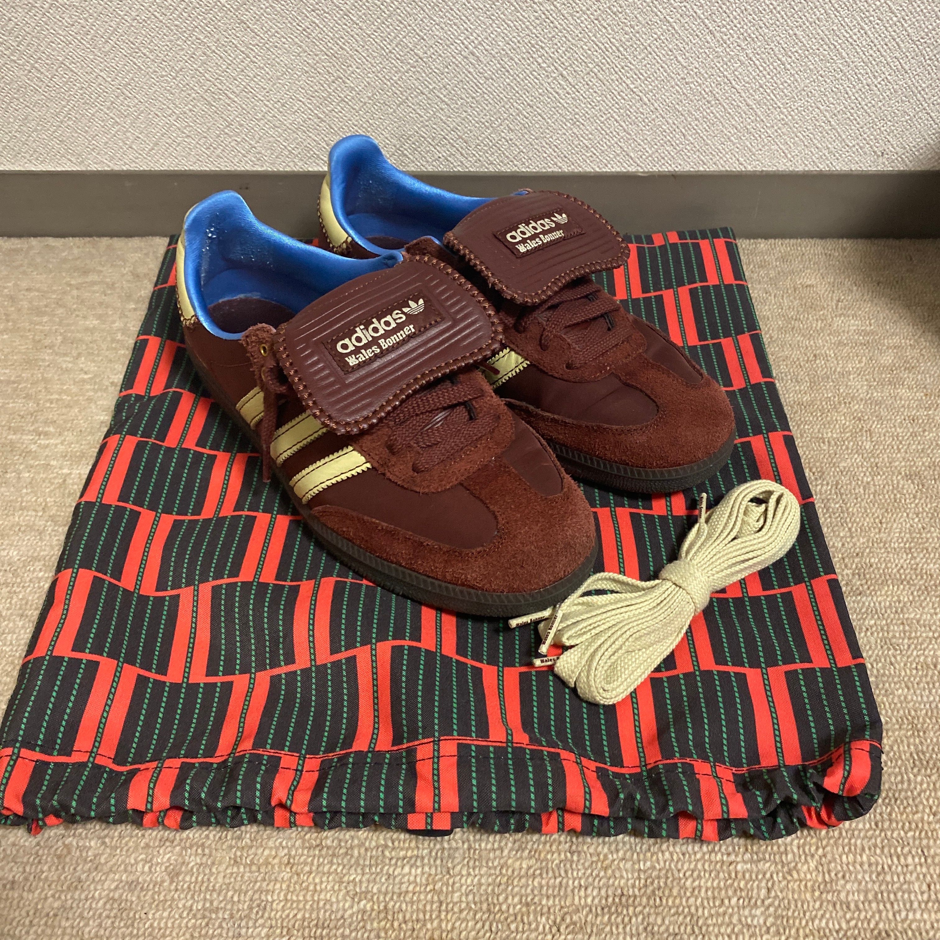 Wales Bonner × adidas Samba Nylon Low "Fox Brown/Sandy Beige/Lucky Blue"