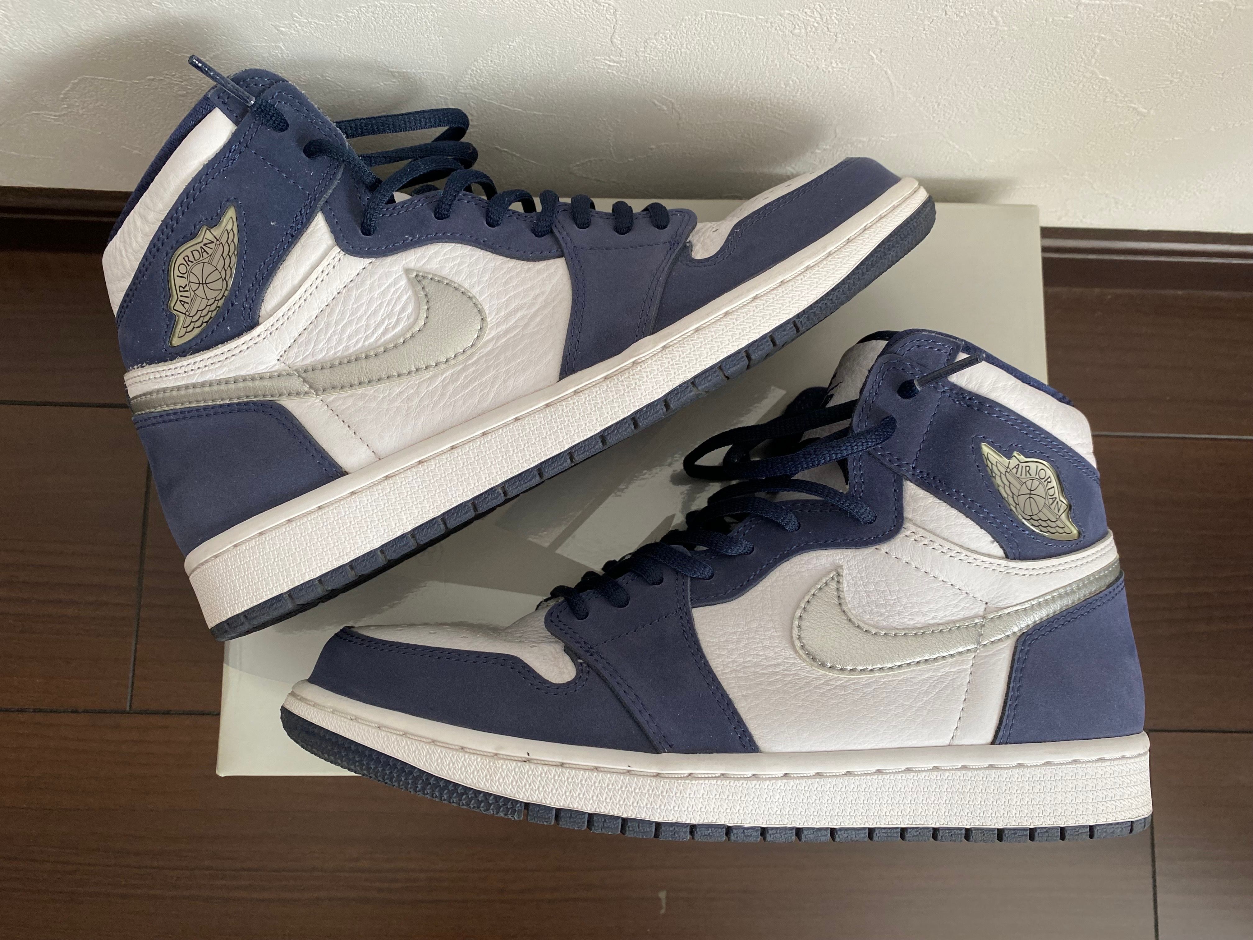 Nike Air Jordan 1 High OG CO.JP "White/Midnight Navy" (2020)(ブリーフケースなし)