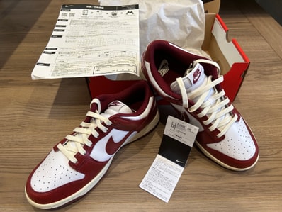 Nike Women's Dunk Low PRM "Team Red and White"