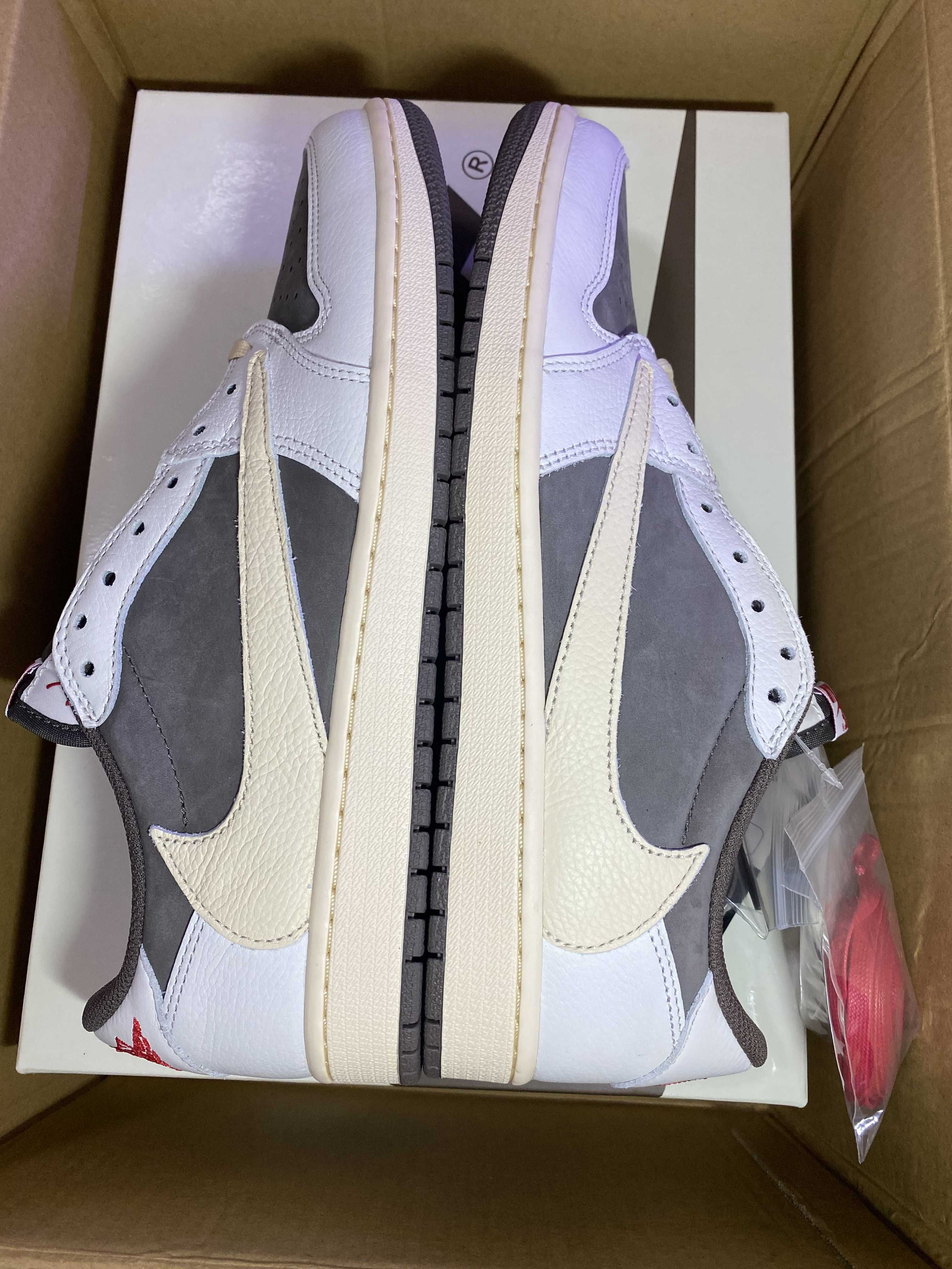 Travis Scott × Nike Air Jordan 1 Low OG SP "Reverse Mocha/Sail and Ridgerock"
