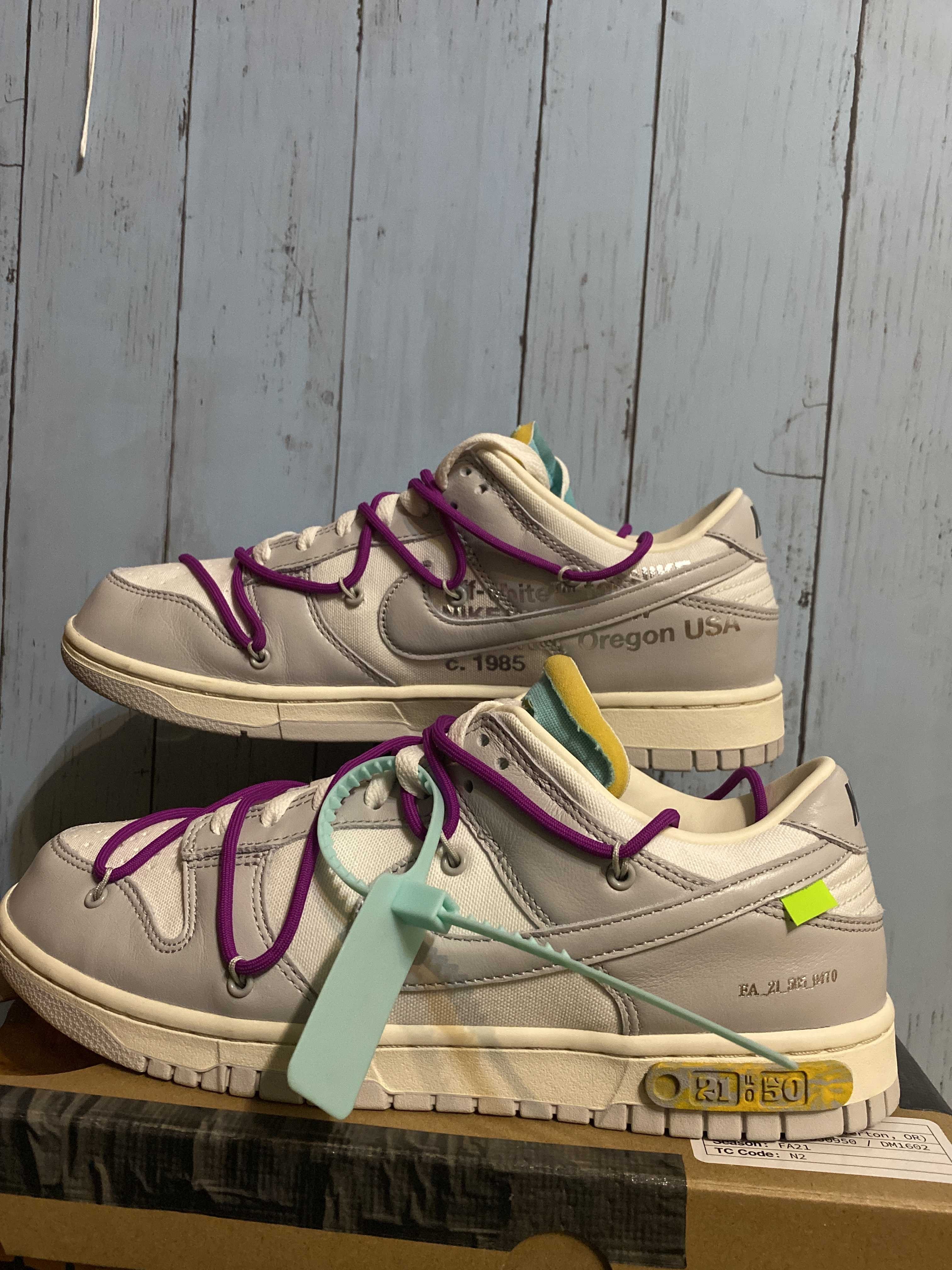 Off-White × Nike Dunk Low 1 of 50 "Lot.21"