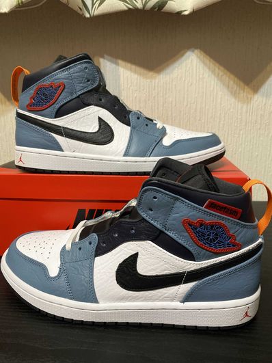 FACETASM × Nike Air Jordan 1 Mid "White/Navy"