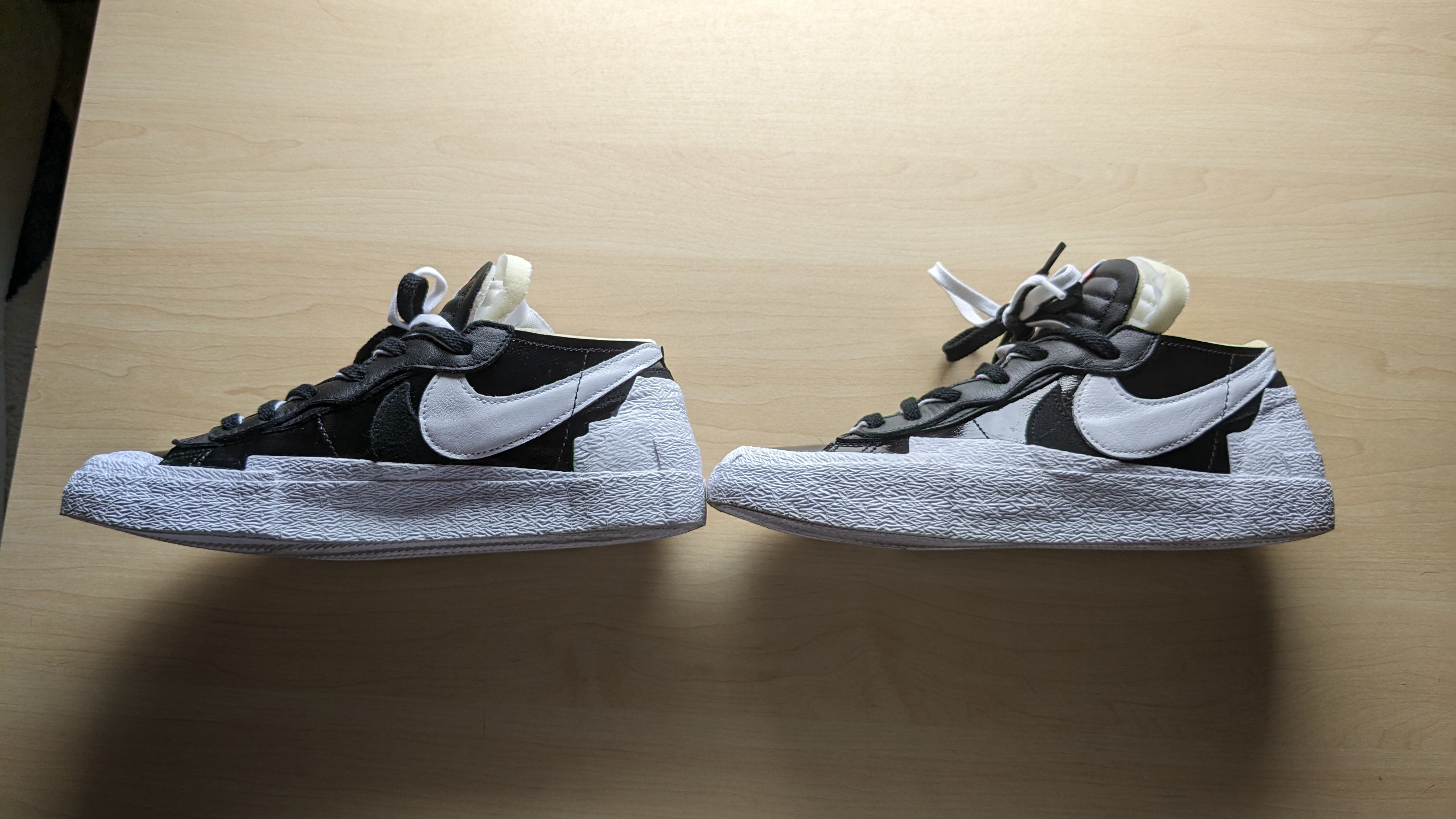 sacai × Nike Blazer Low "Black Patent Leather"