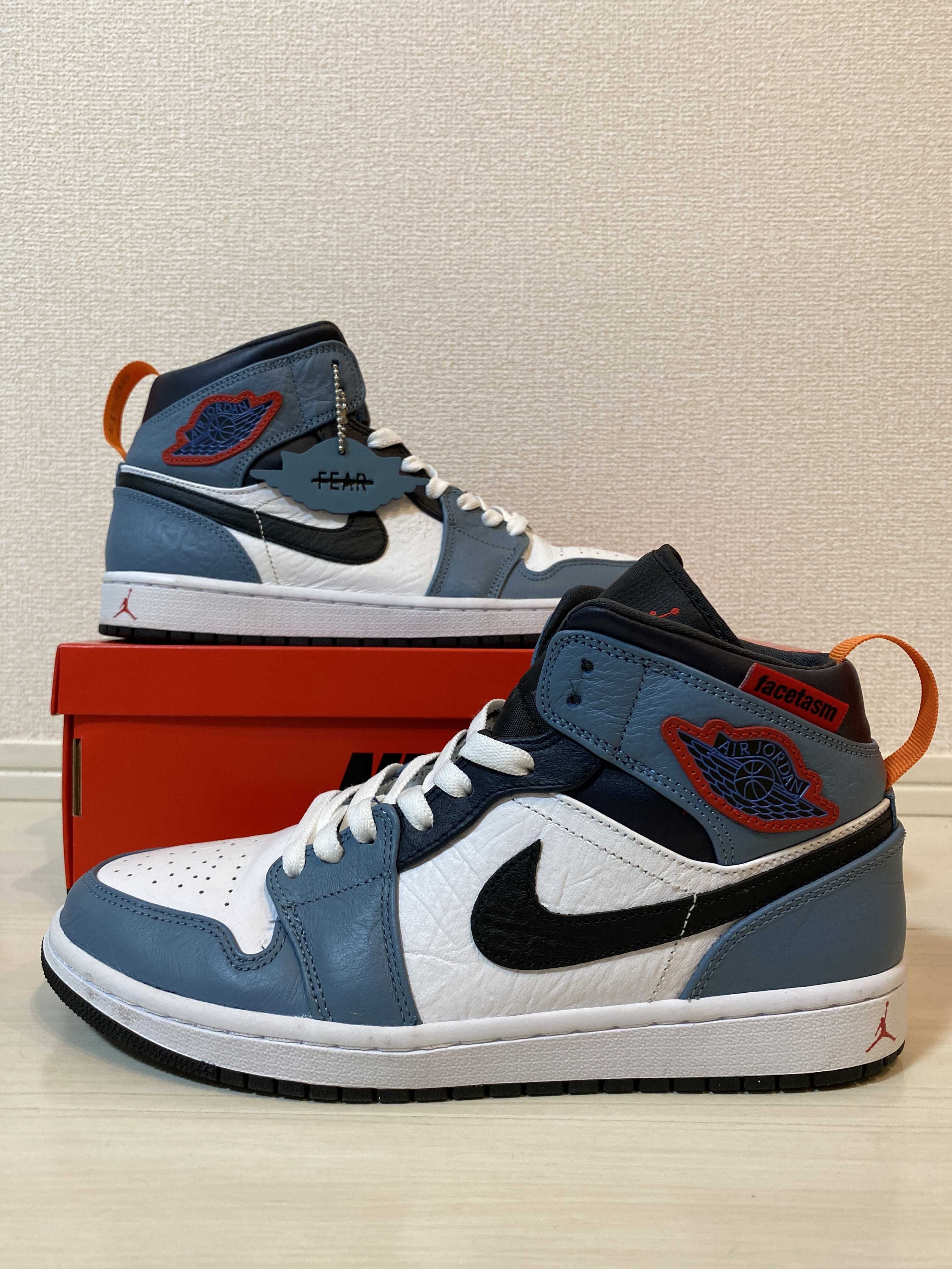 FACETASM × Nike Air Jordan 1 Mid "White/Navy"