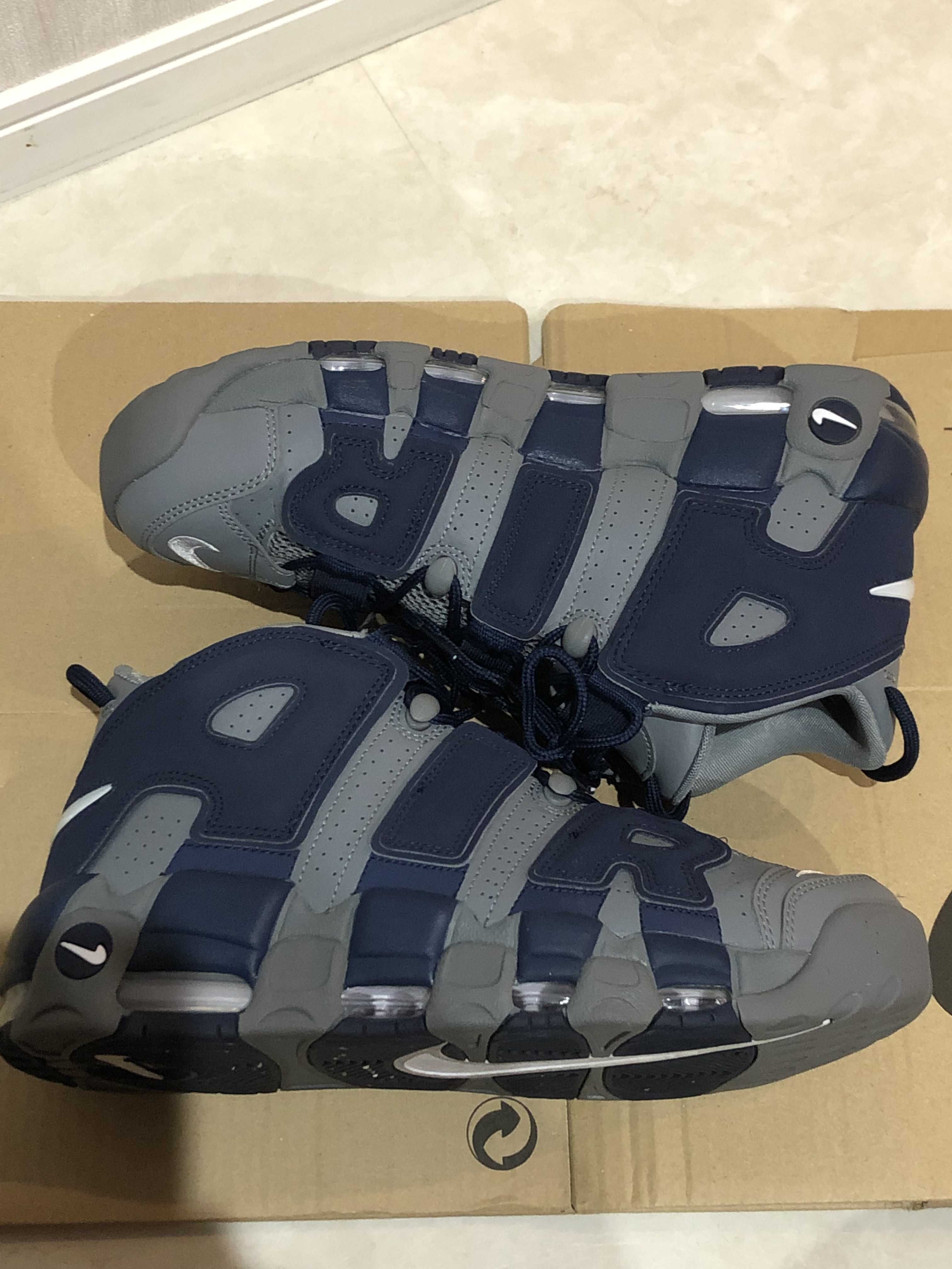 Nike Air More Uptempo '96 "Cool Grey/White/Midnight Navy"
