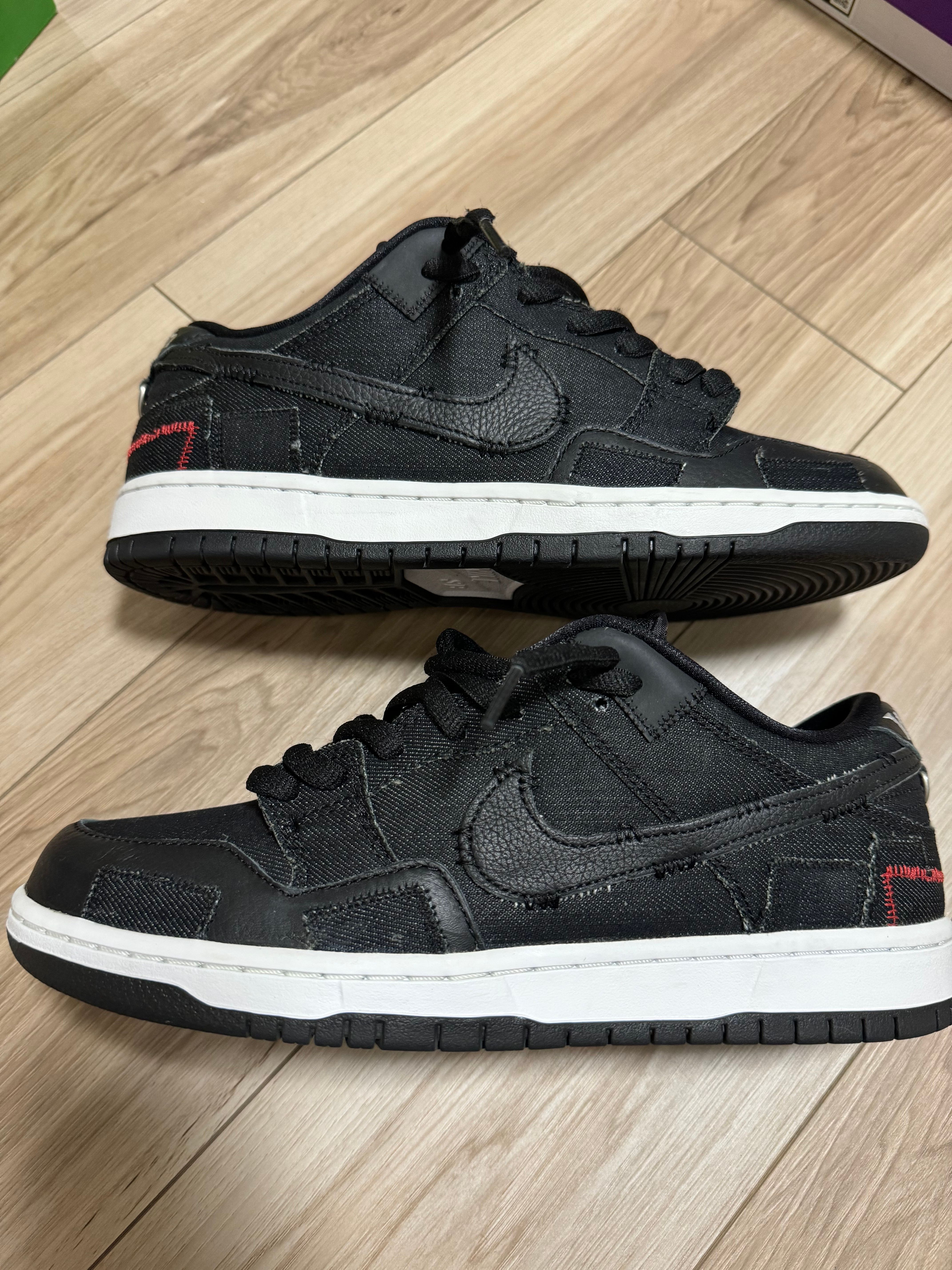 Wasted Youth × Nike SB Dunk Low "Black Denim" / VERDY
