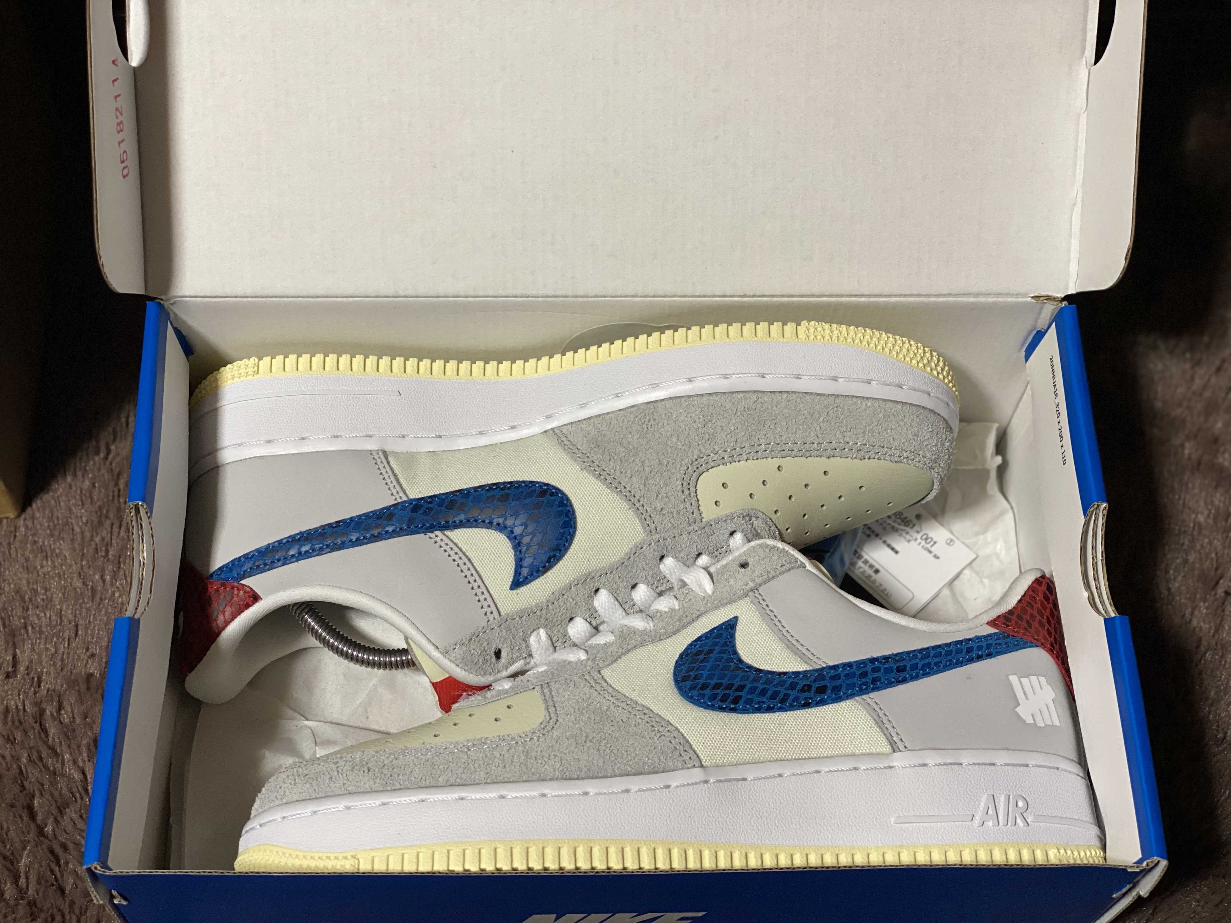 UNDEFEATED × Nike Air Force 1 Low "White"