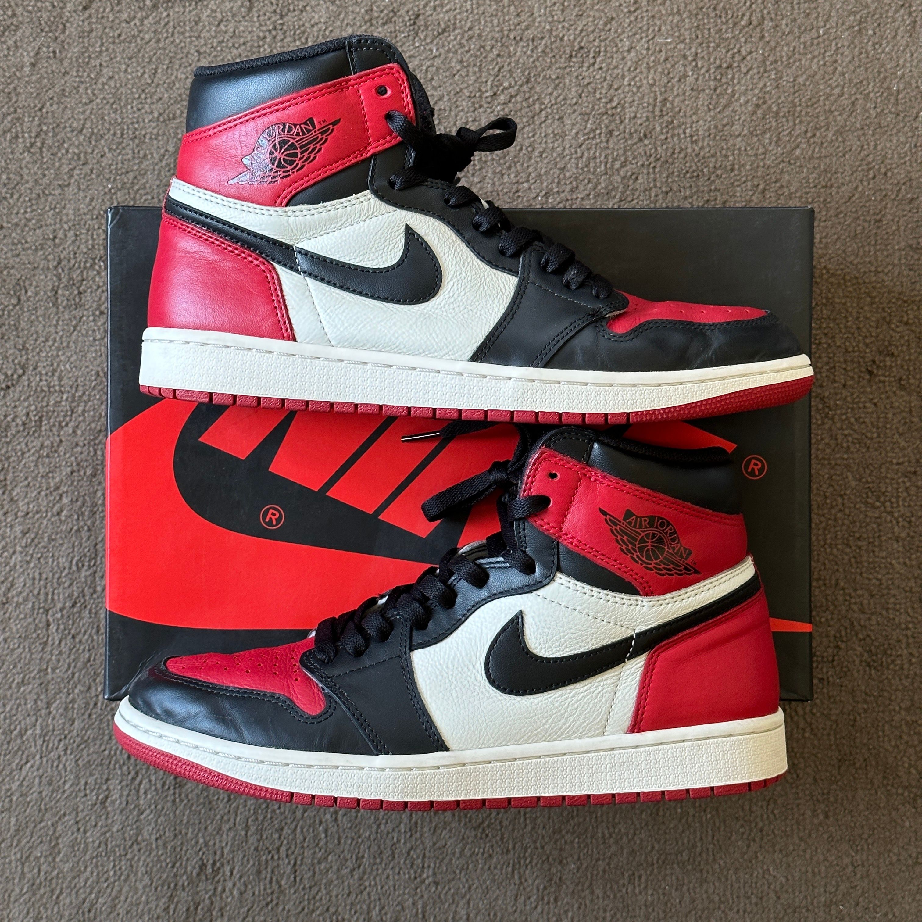 Nike Air Jordan 1 Retro High OG "Bred Toe"