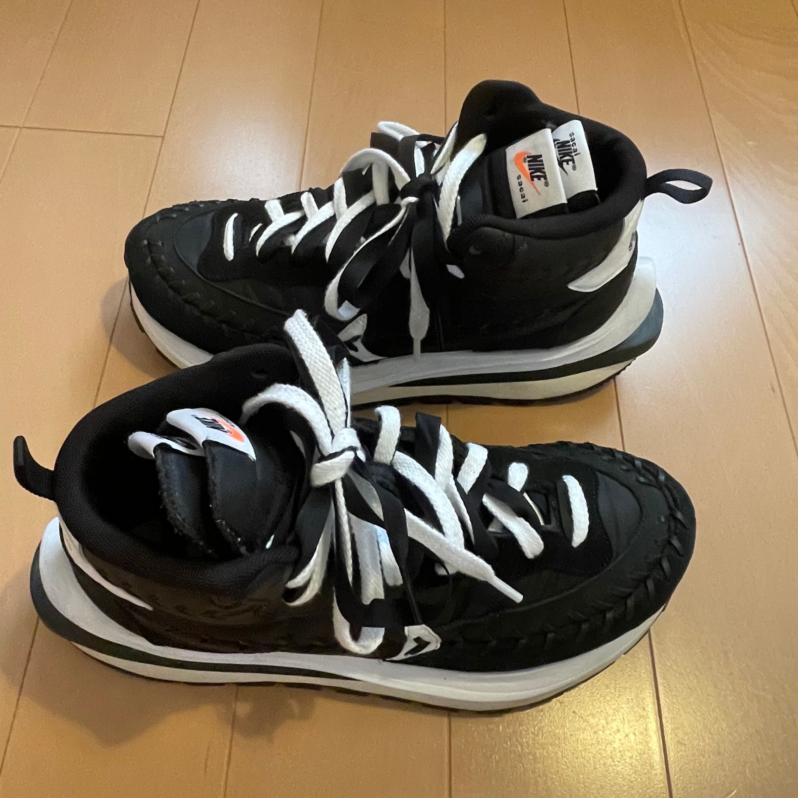 Jean-Paul Gaultier × sacai × Nike Vapor Waffle "Black/Black-White"