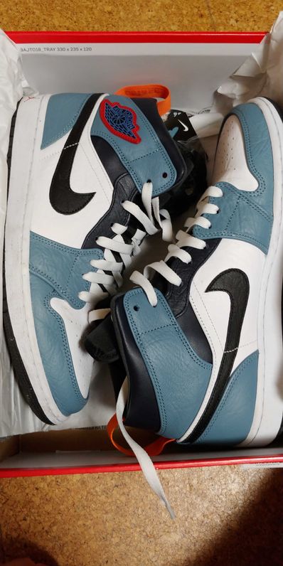 FACETASM × Nike Air Jordan 1 Mid "White/Navy"