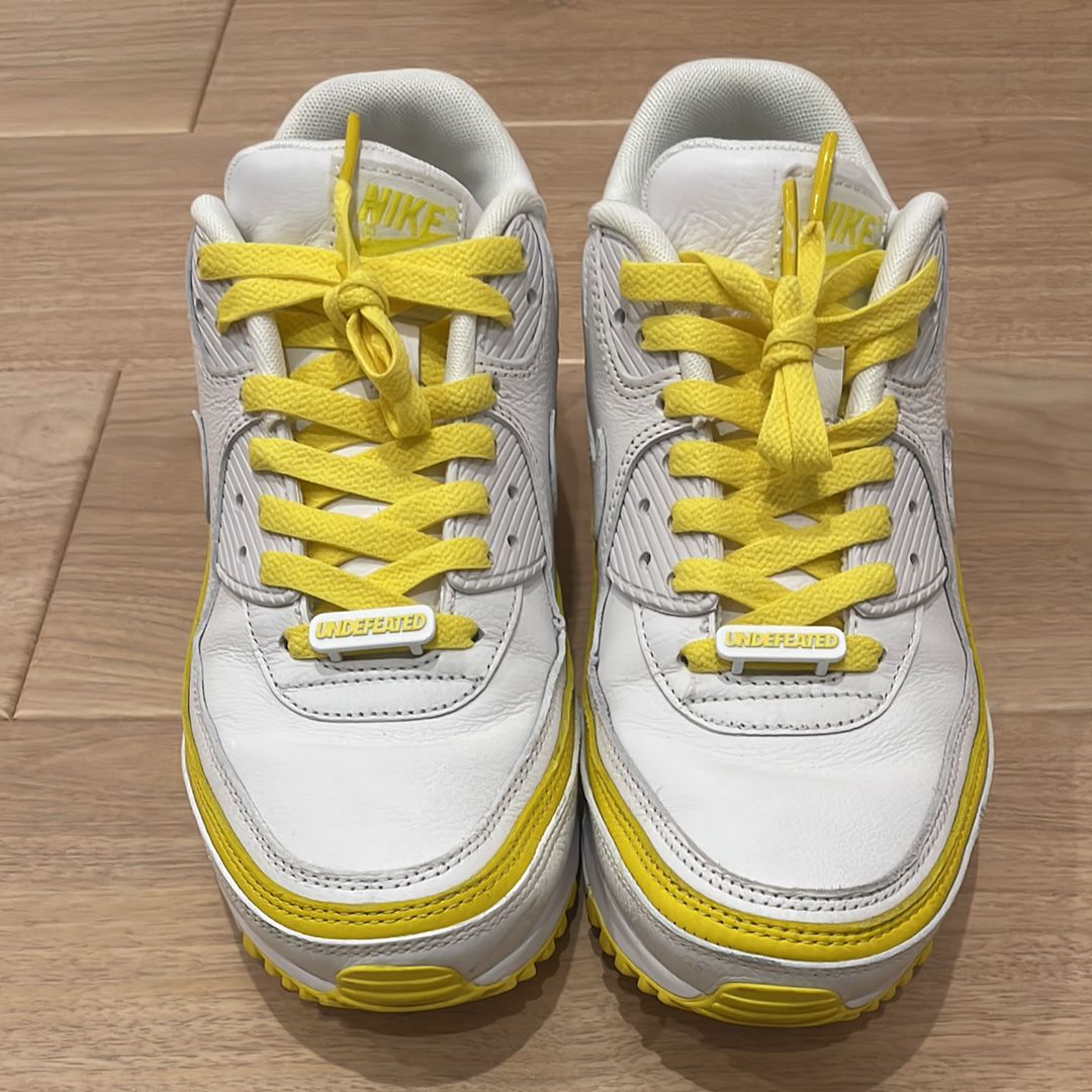 UNDEFEATED × Nike Air Max 90 "White Optic Yellow"