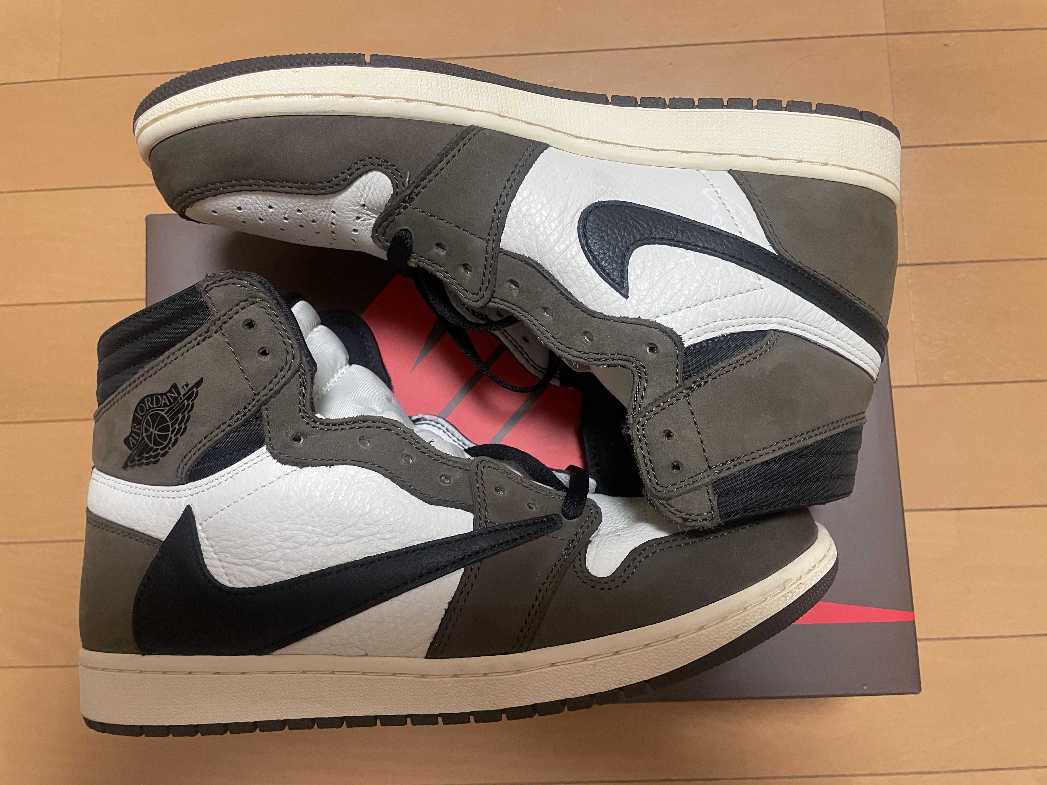 Travis Scott × Nike Air Jordan 1 Retro High OG TS SP "Sail/Dark Mocha"