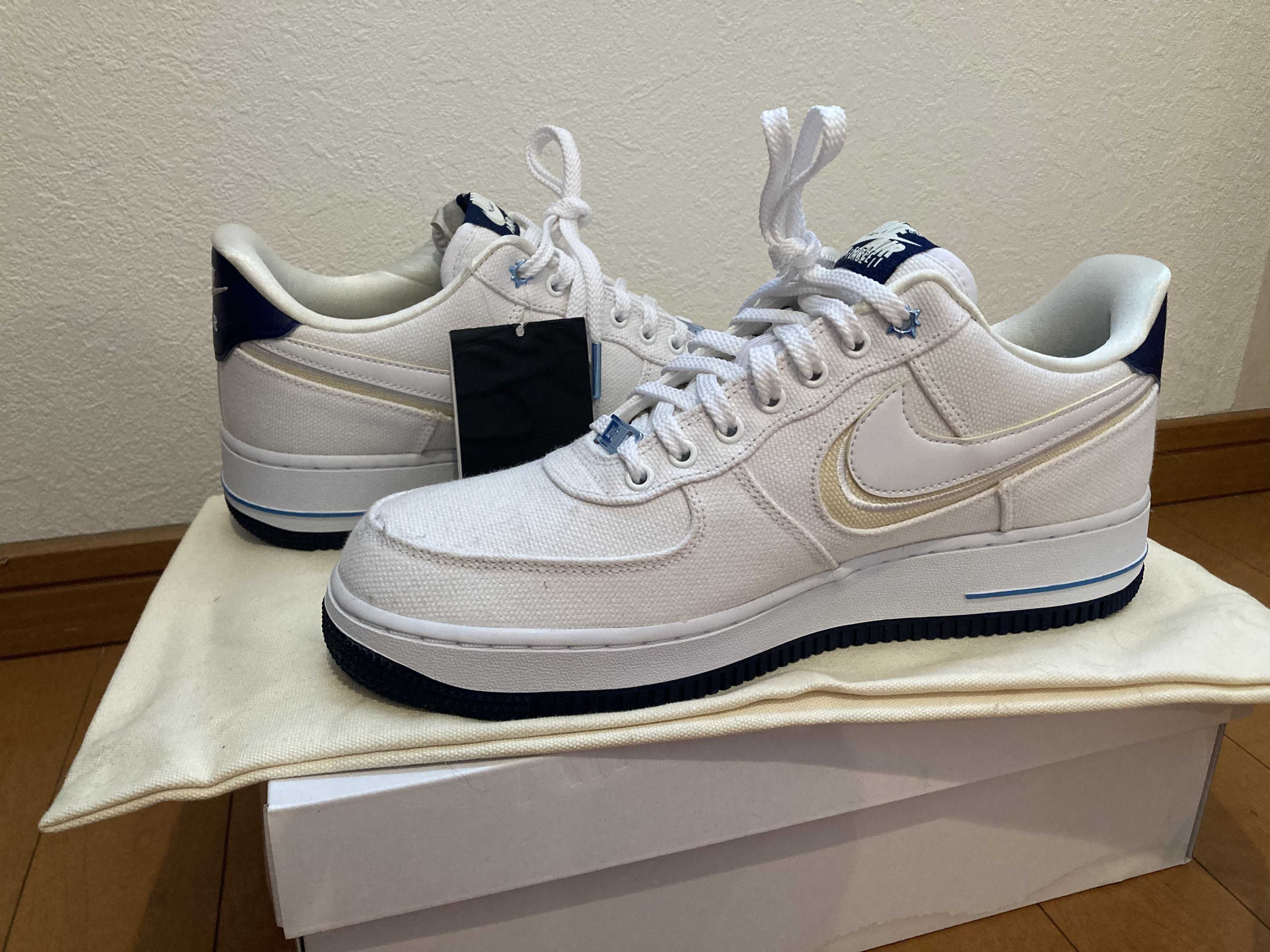 新品)ナイキ エアフォース1 プレミアム ブルーボイド ナイキ NIKE AIR 