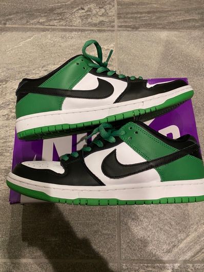 Nike SB Dunk Low Pro "Black and Classic Green"