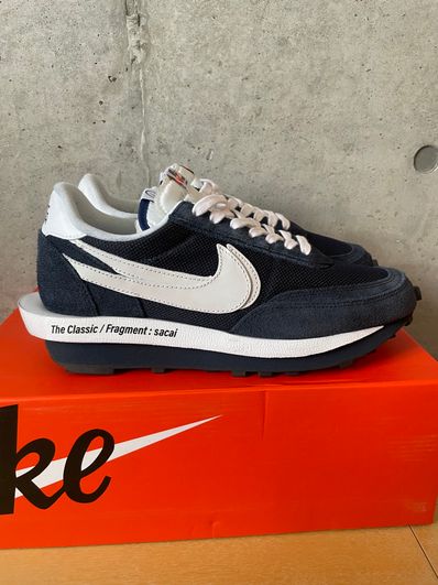 Fragment × sacai × Nike LD Waffle "Blackended Blue"