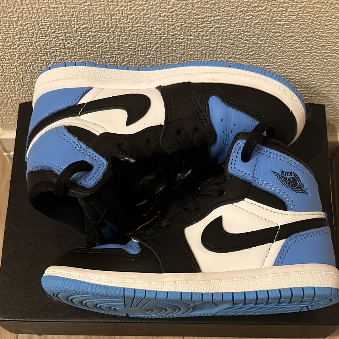 Nike TD Air Jordan 1 Retro High OG "University Blue/UNC Toe"