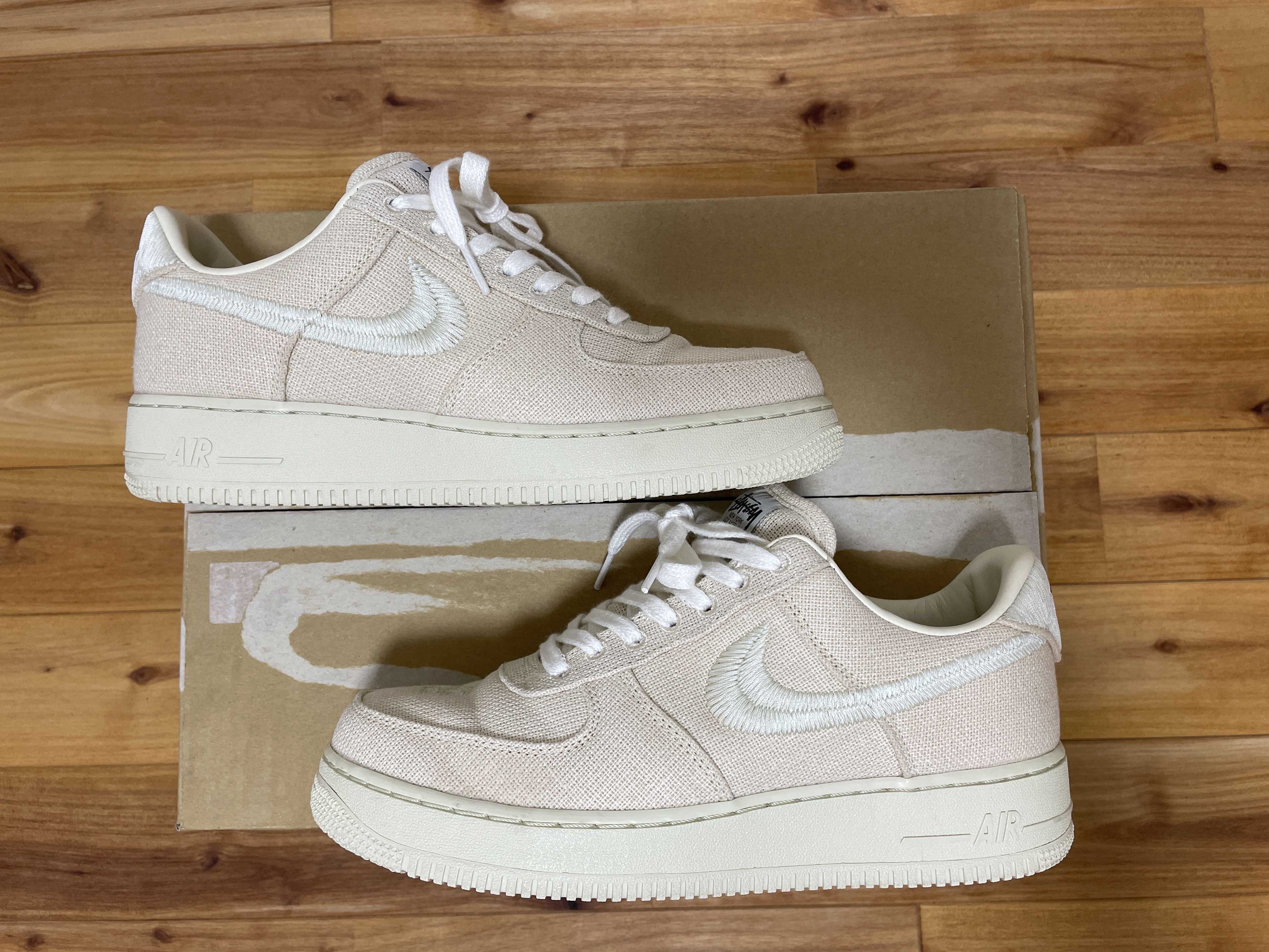 Stussy × Nike Air Force 1 Low "Fossil Stone"