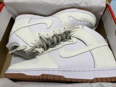 Nike Women's Dunk High "Sail/White-Gum"