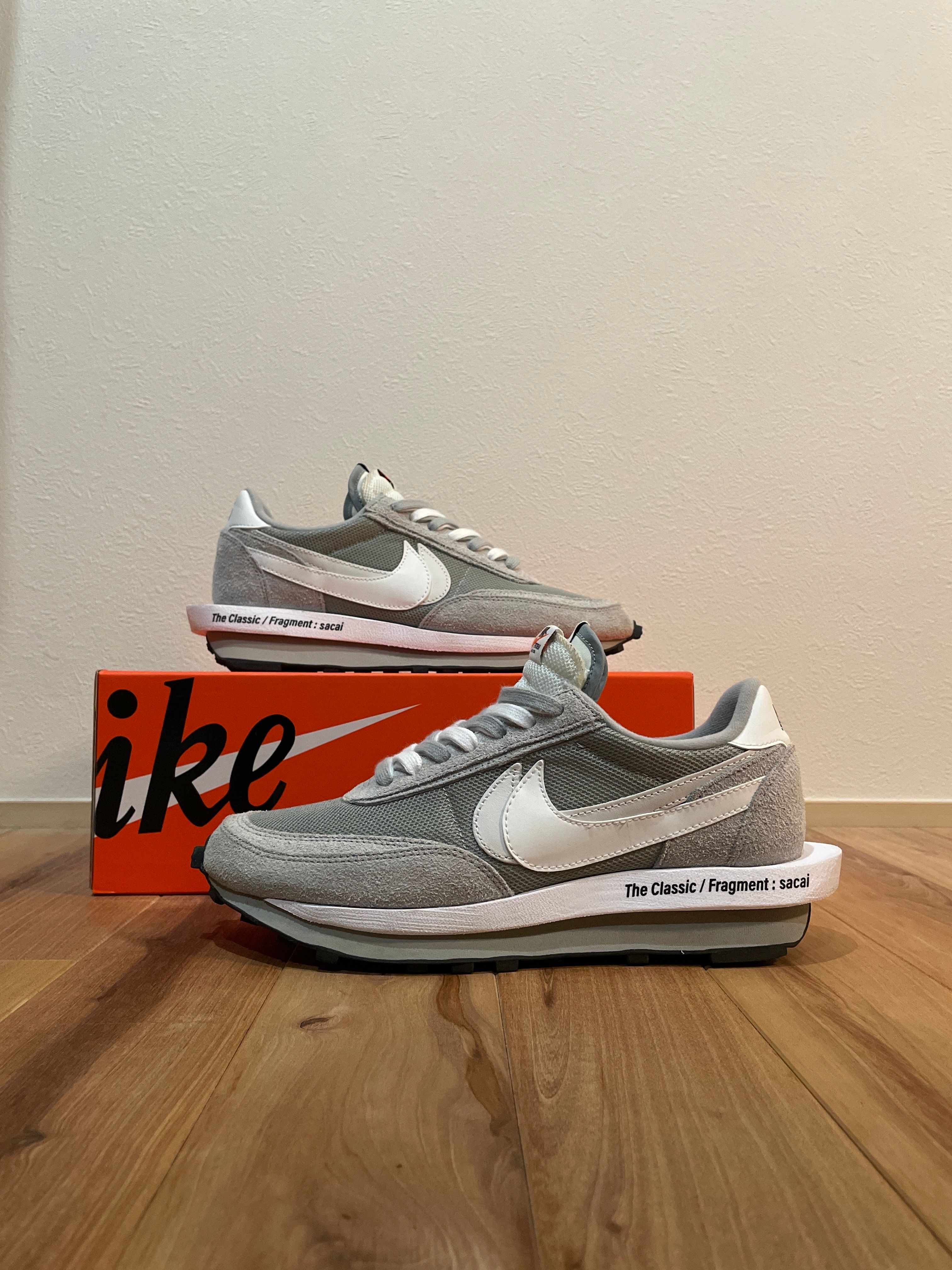 Fragment × sacai × Nike LD Waffle "Light Smoke Grey"