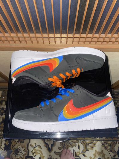 Polaroid × Nike SB Dunk Low Pro QS "Black/White"