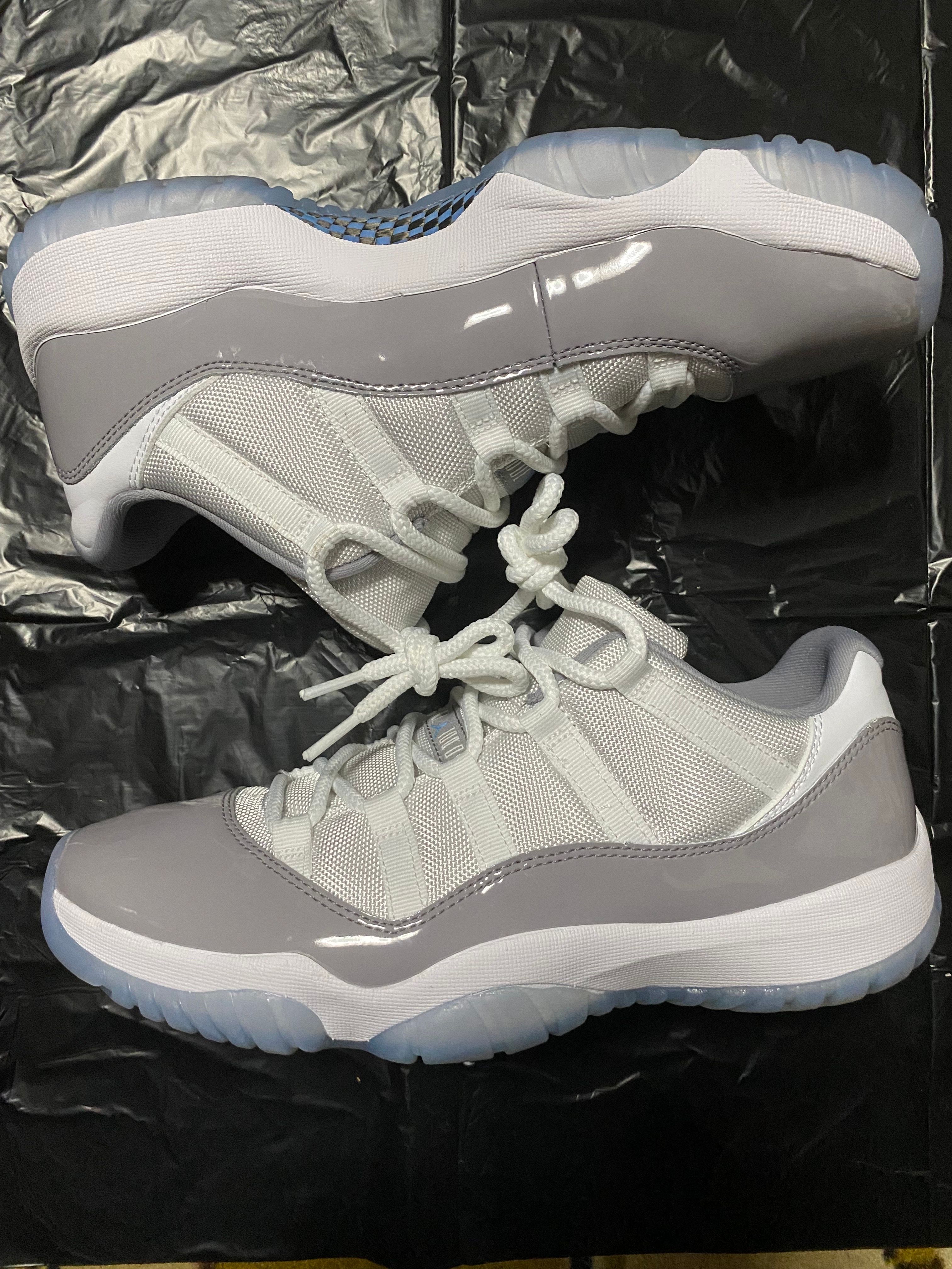 NIKE ナイキ Air Jordan 11 Low Cement Grey エアジョーダン11 ロー セメントグレー ローカットスニーカー US9/27.0cm AV2187-140 ホワイト/グレー