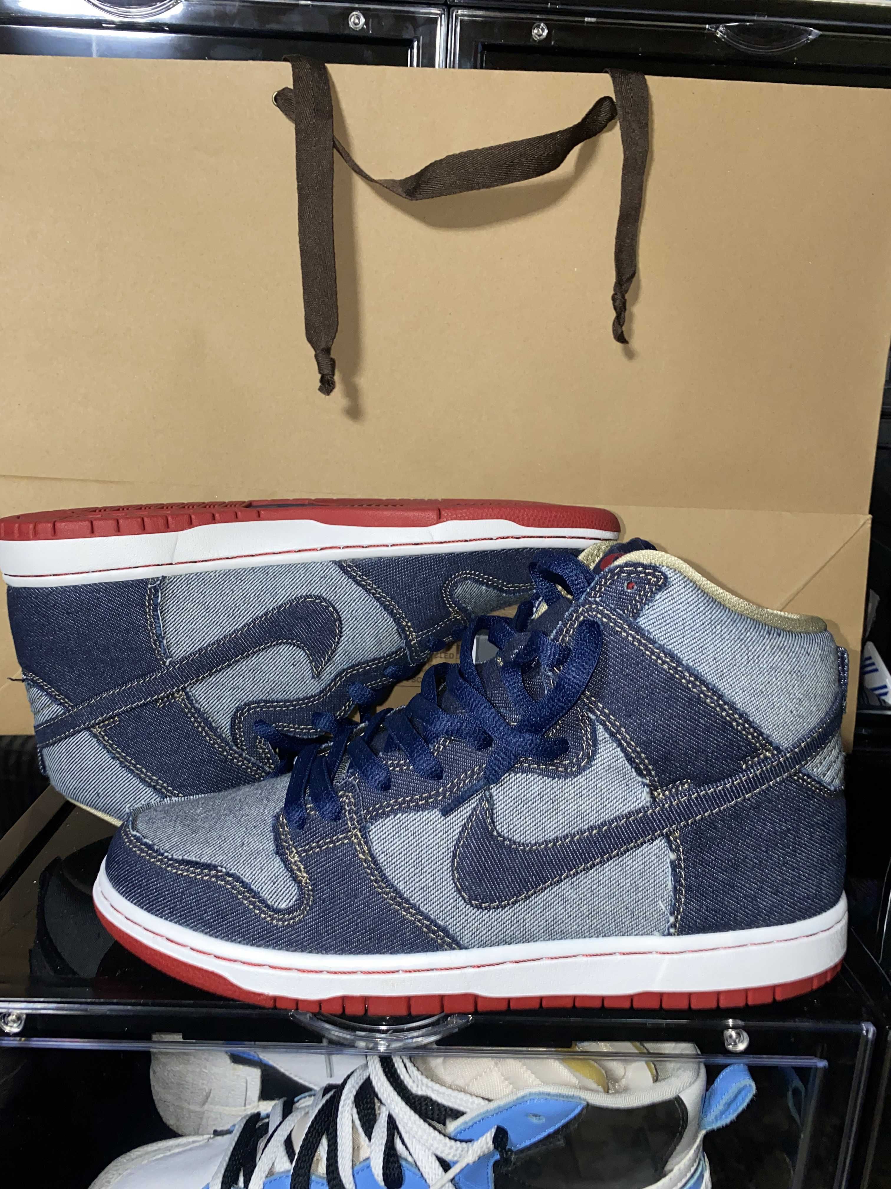 Nike SB Dunk High Reese Forbes Denim "Midnight Navy"
