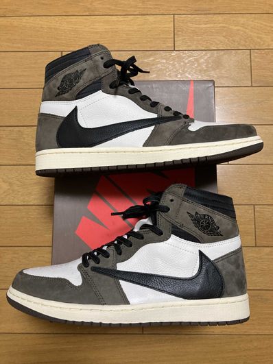 Travis Scott × Nike Air Jordan 1 Retro High OG TS SP "Sail/Dark Mocha"