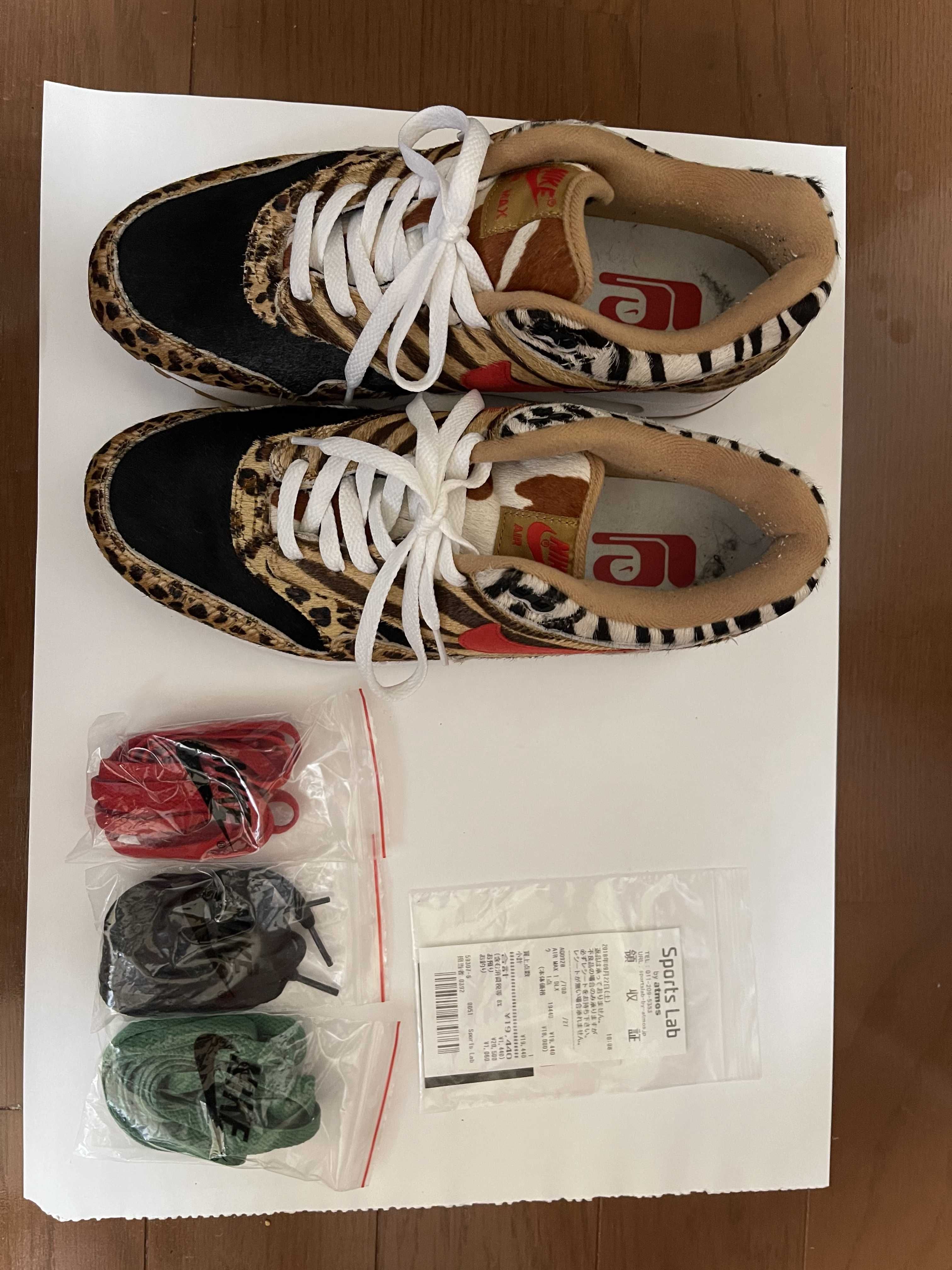 atmos × Nike Air Max 1 DLX "Animal Pack/Safari"