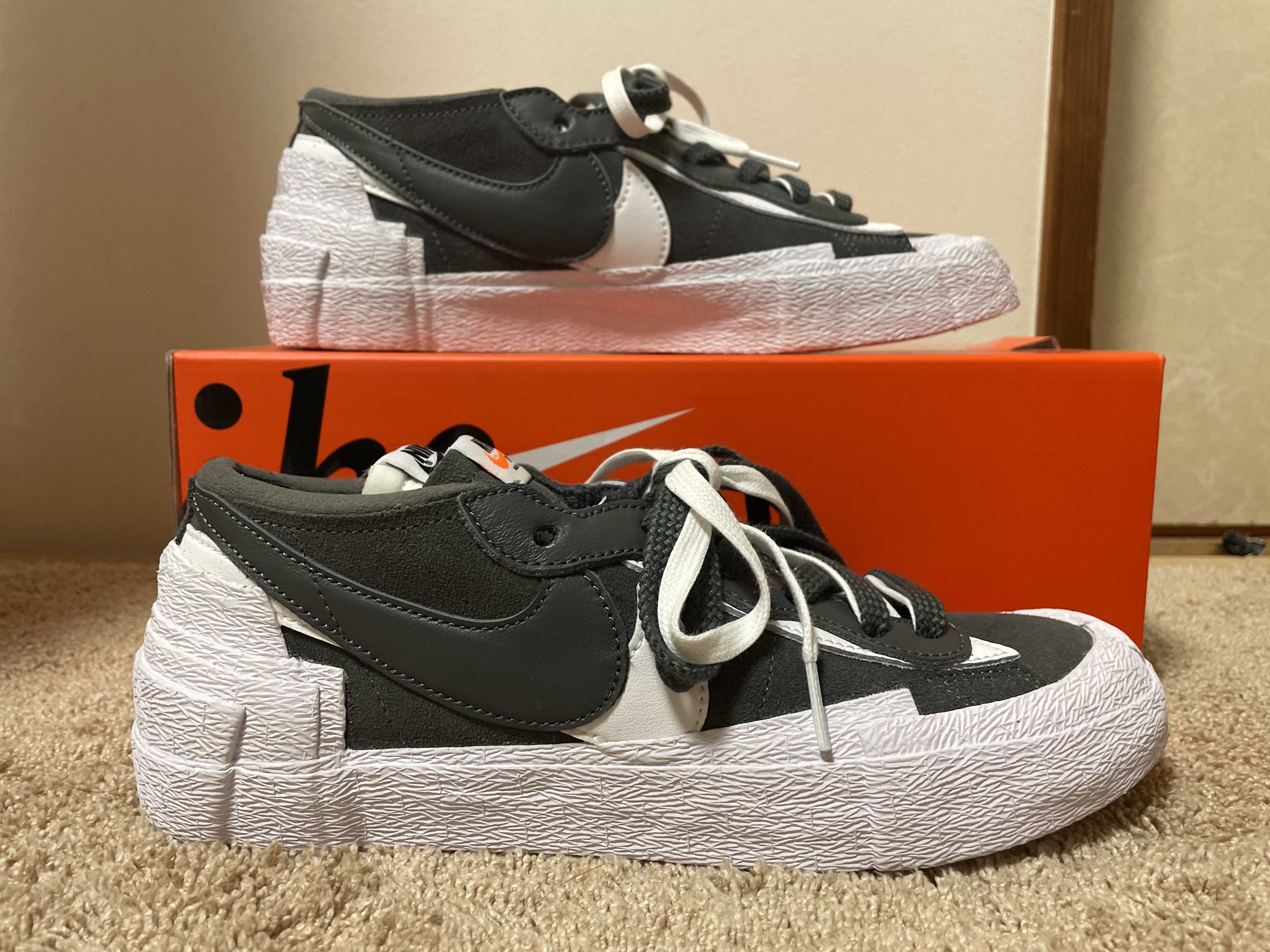 Sacai × Nike Blazer Low "Iron Grey"